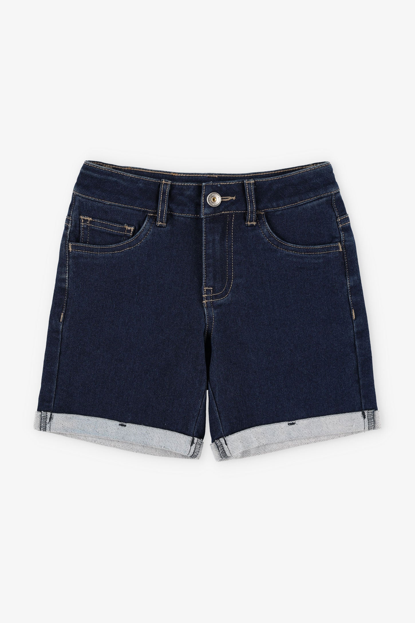 Short bermuda en jeans - Enfant garçon && BLEU FONCE