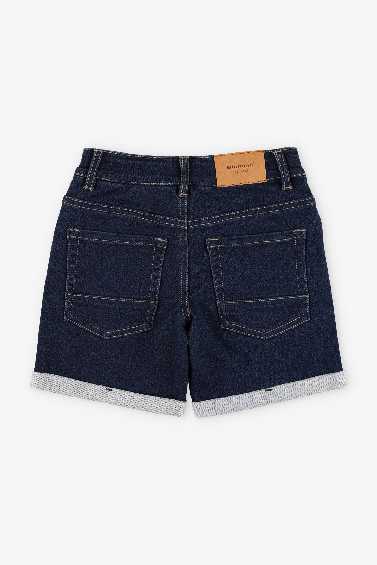 Short bermuda en jeans - Enfant garçon && BLEU FONCE