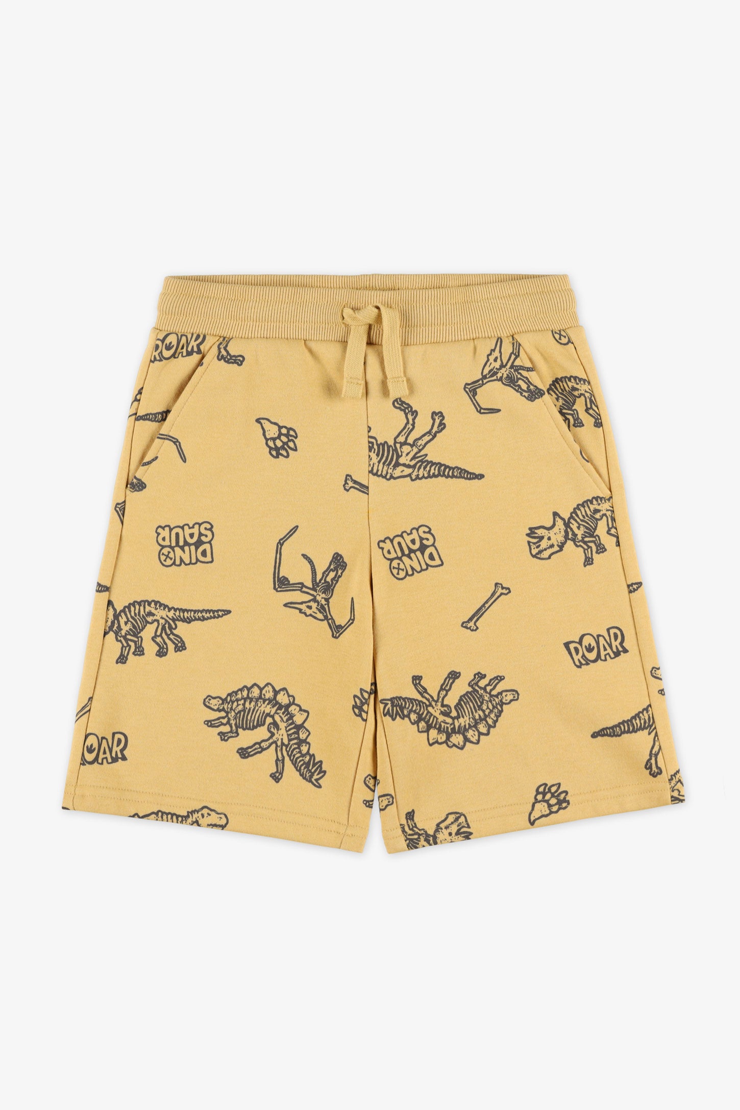 Short coton ouaté imprimé - Enfant garçon && JAUNE MULTI