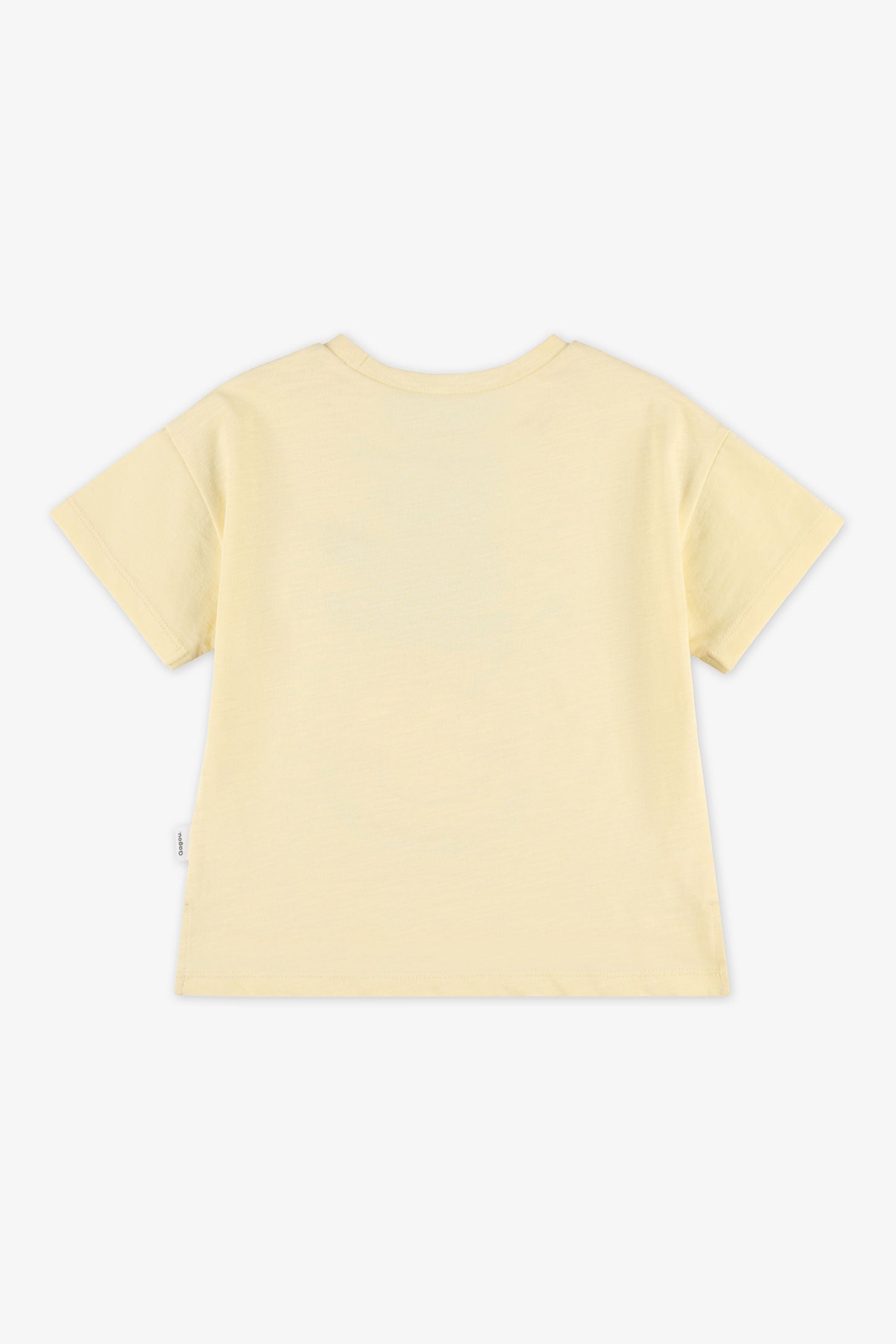 T-shirt col rond imprimé - Bébé fille && JAUNE