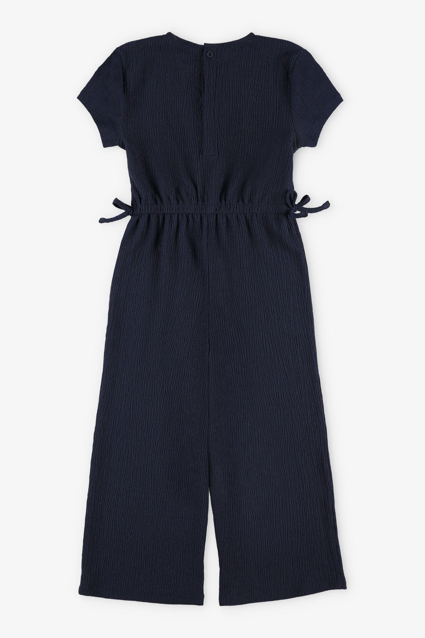 Combinaison manches courtes - Enfant fille && BLEU MARINE