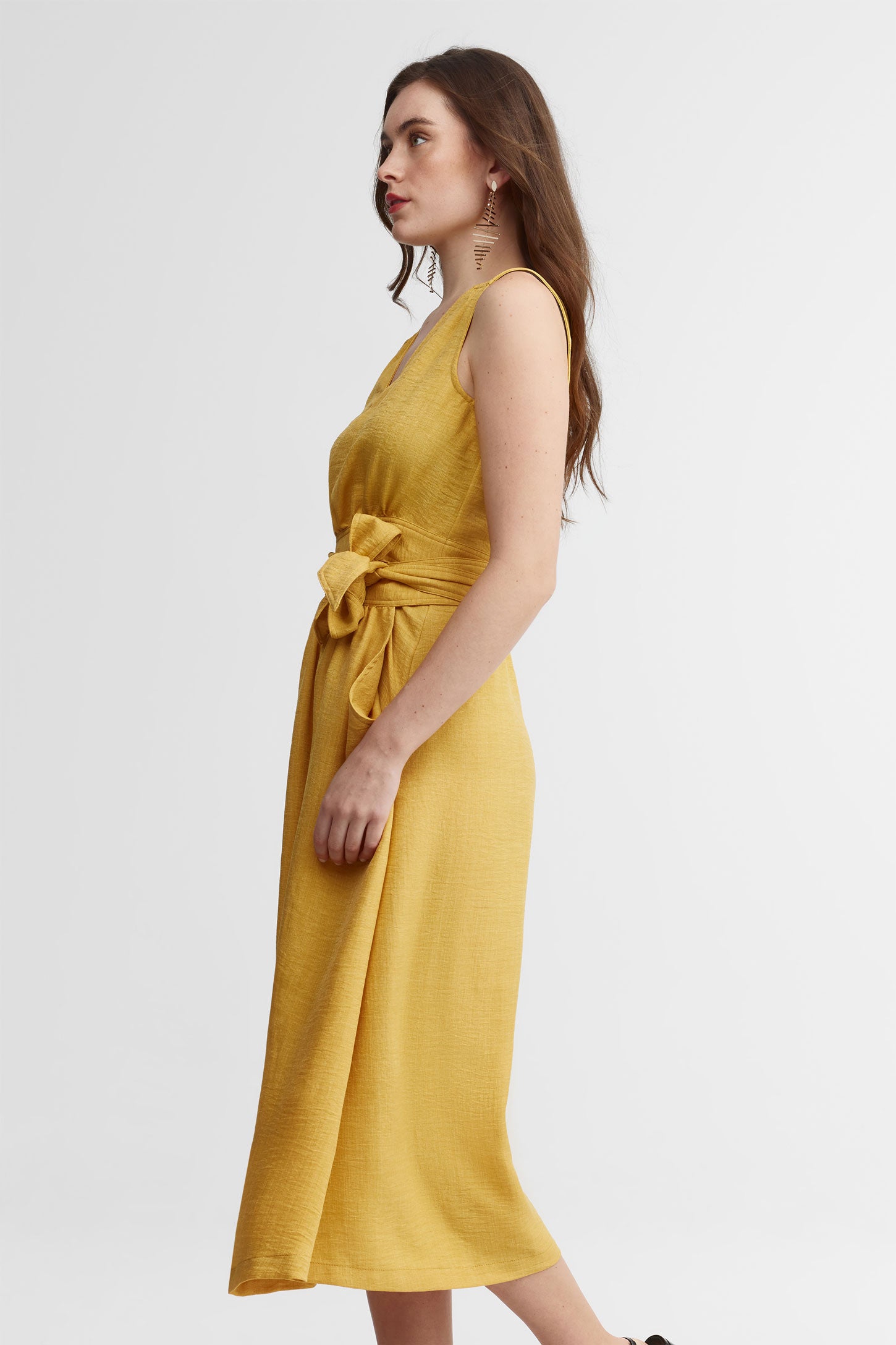 Robe cache-cœur maxi - Femme - Aubainerie