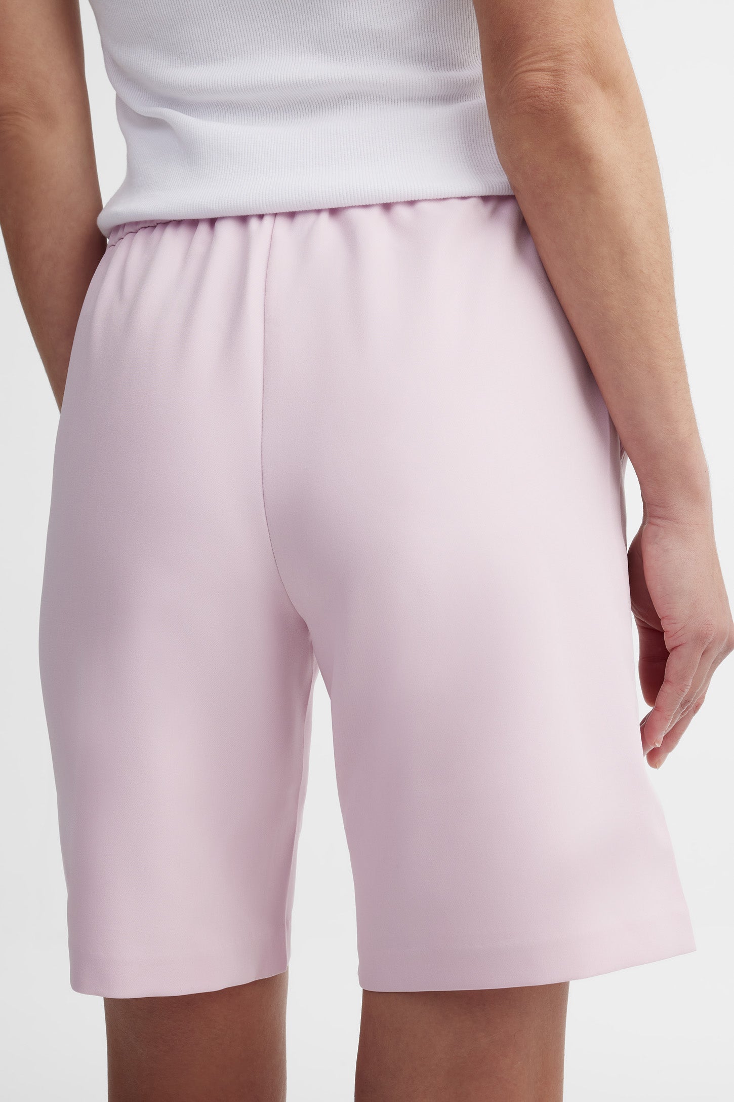 Bermuda taille élastique - Femme && ROSE