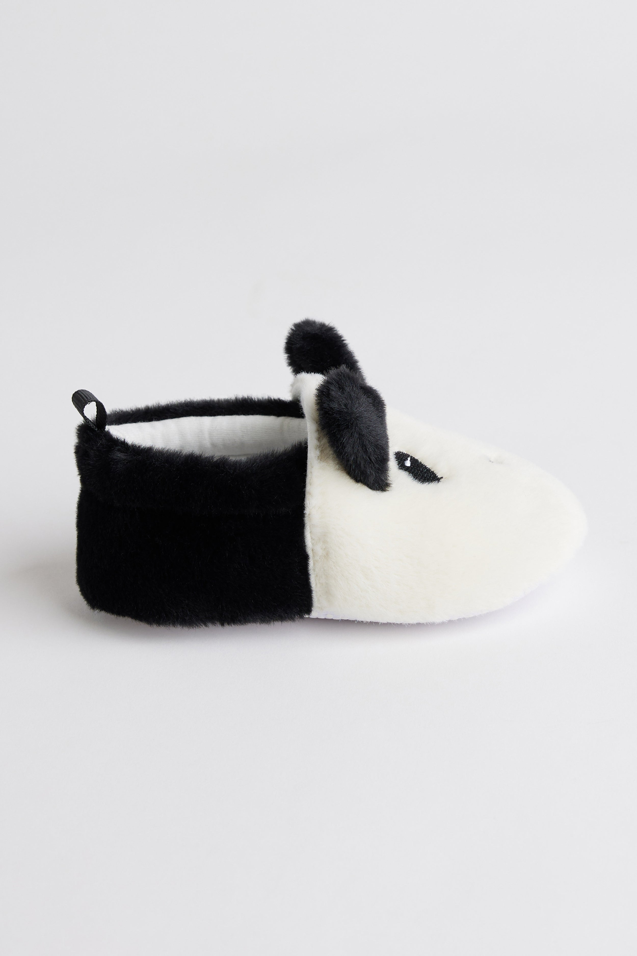 Pantoufles panda en peluche - Bébé garçon && NOIR/MULTI