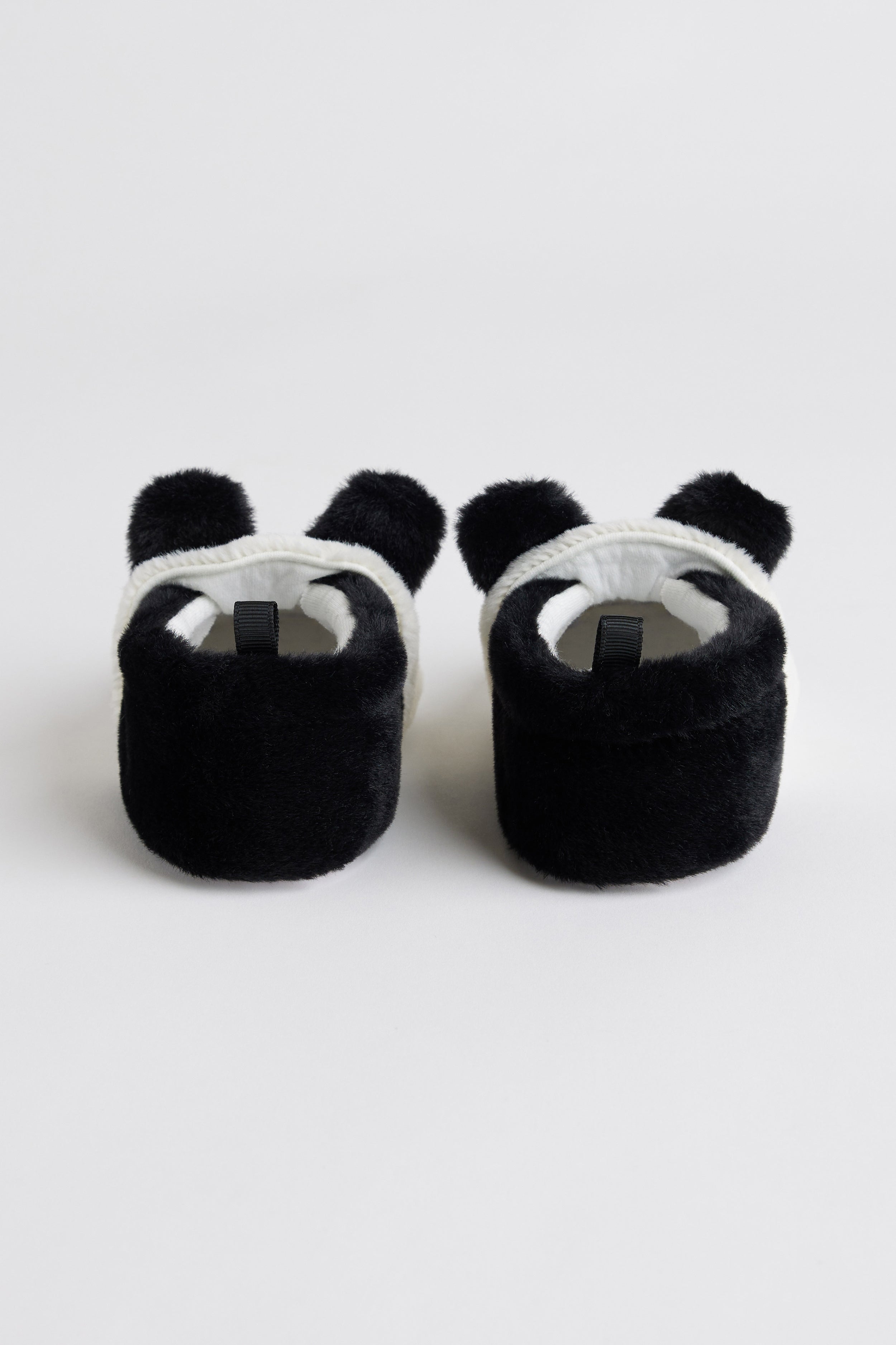 Pantoufles panda en peluche - Bébé garçon && NOIR/MULTI