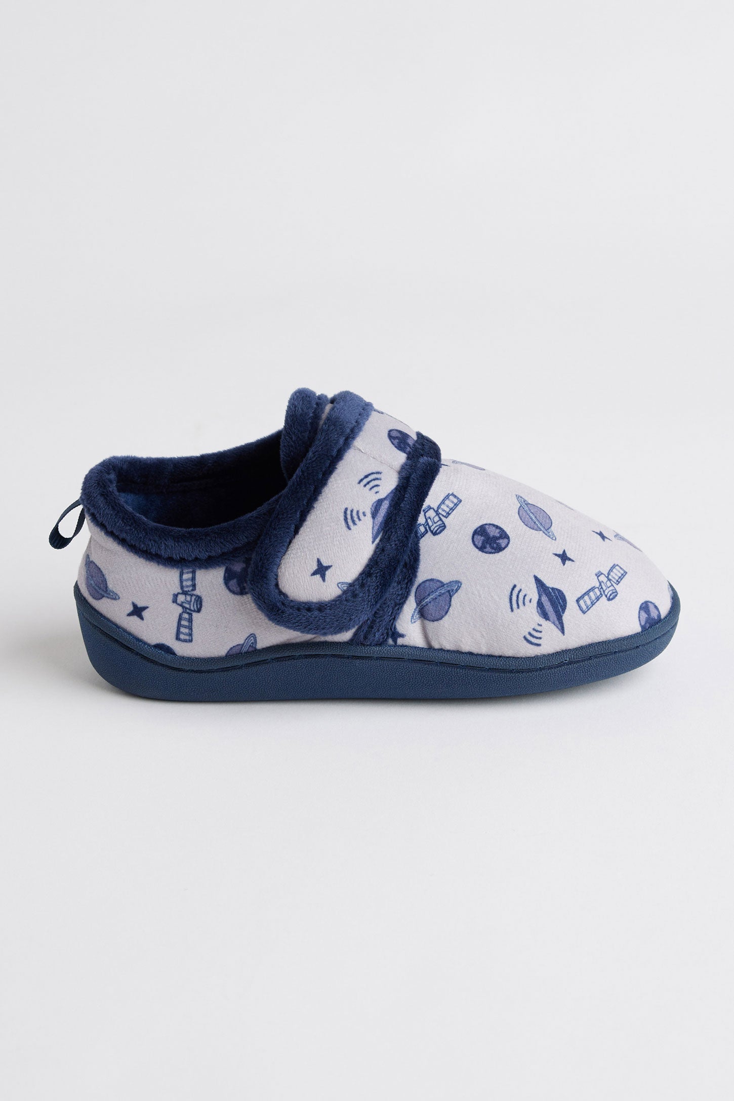Pantoufles semelles rigides - Enfant garçon && MARIN/MULTI