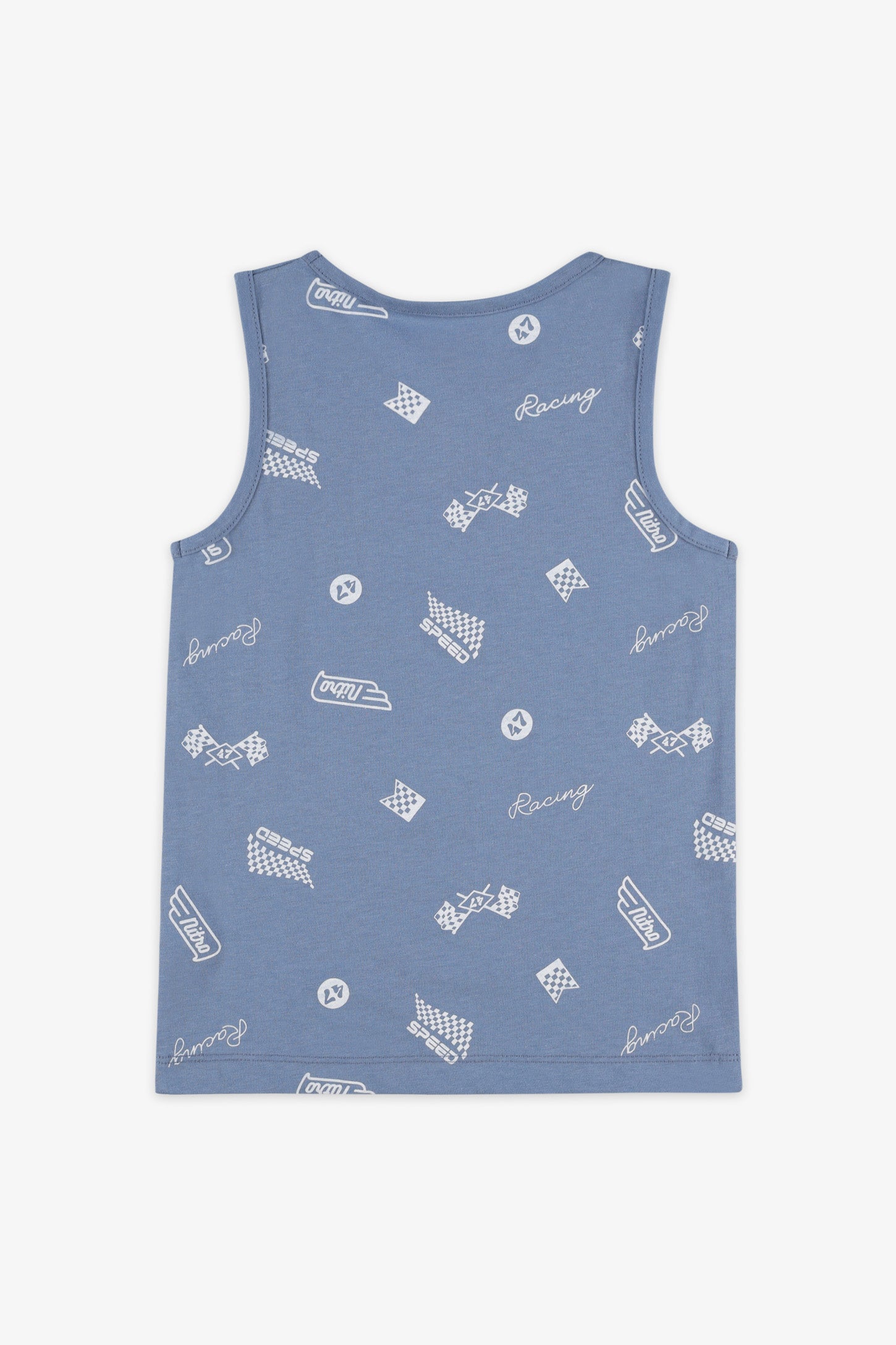 Camisole col rond coton, 2/20$ - Enfant garçon && BLEU