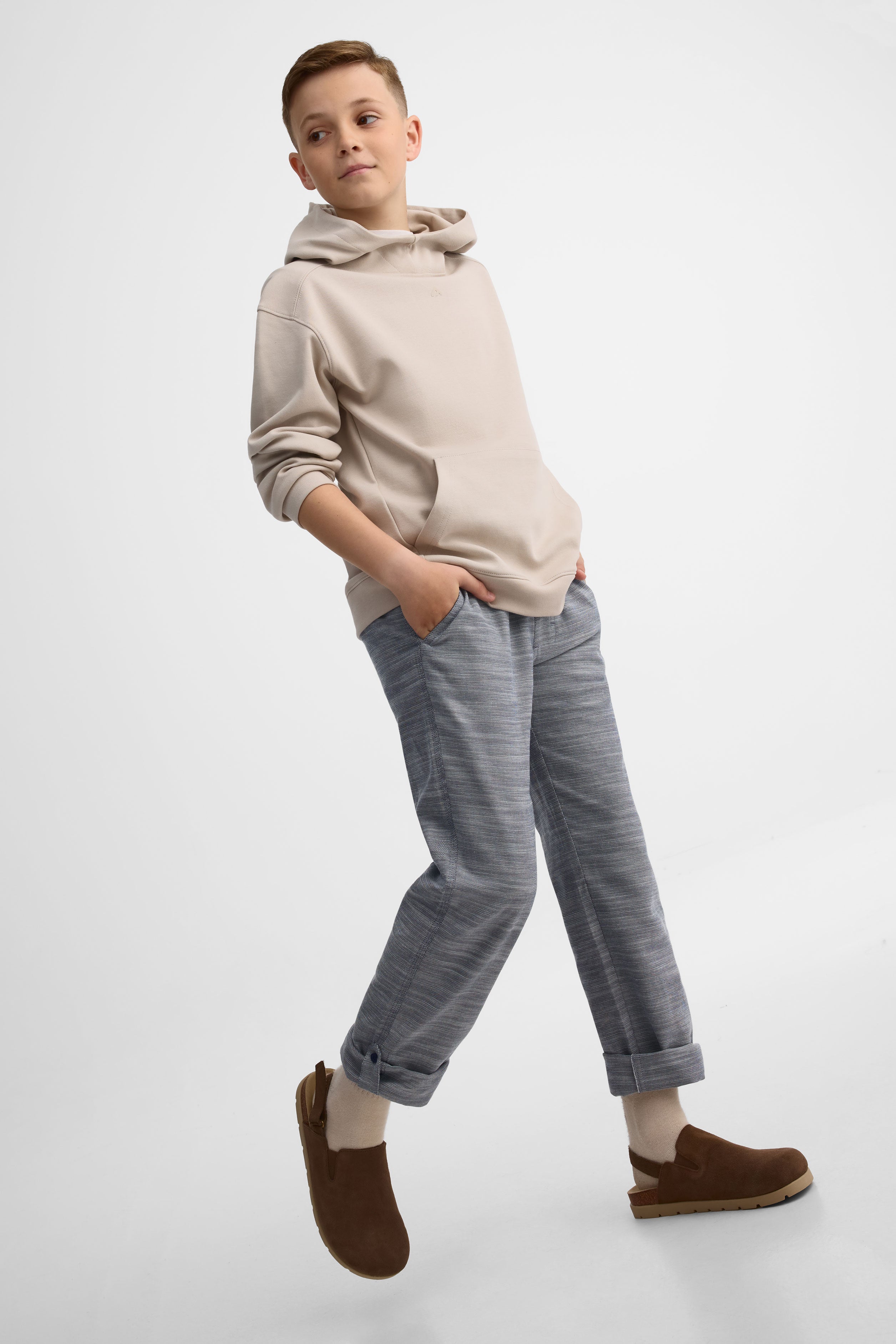 Pantalon convertible en capri - Ado garçon && NOIR