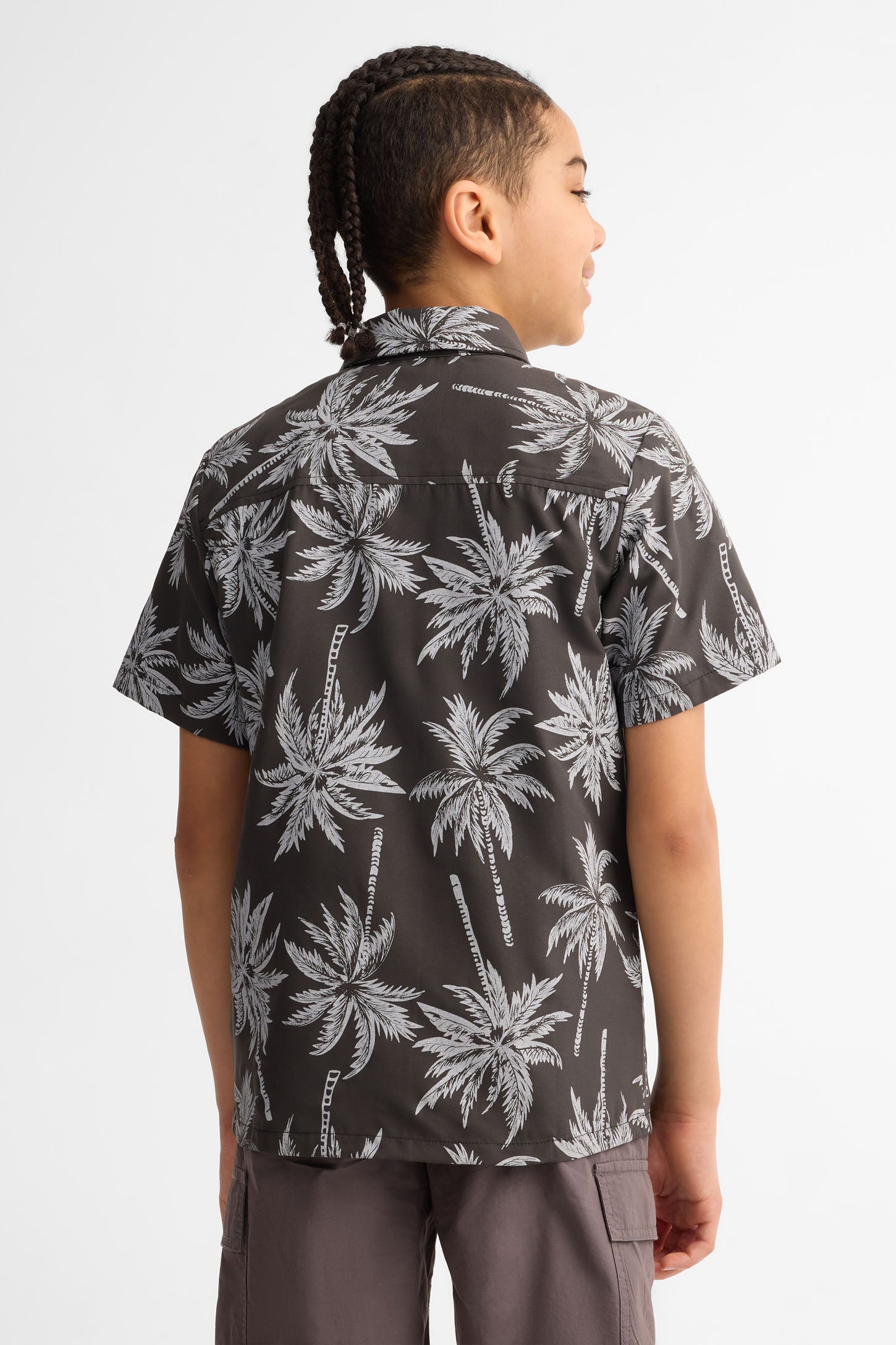 Chemise manches courtes imprimée - Ado garçon && NOIR/MULTI