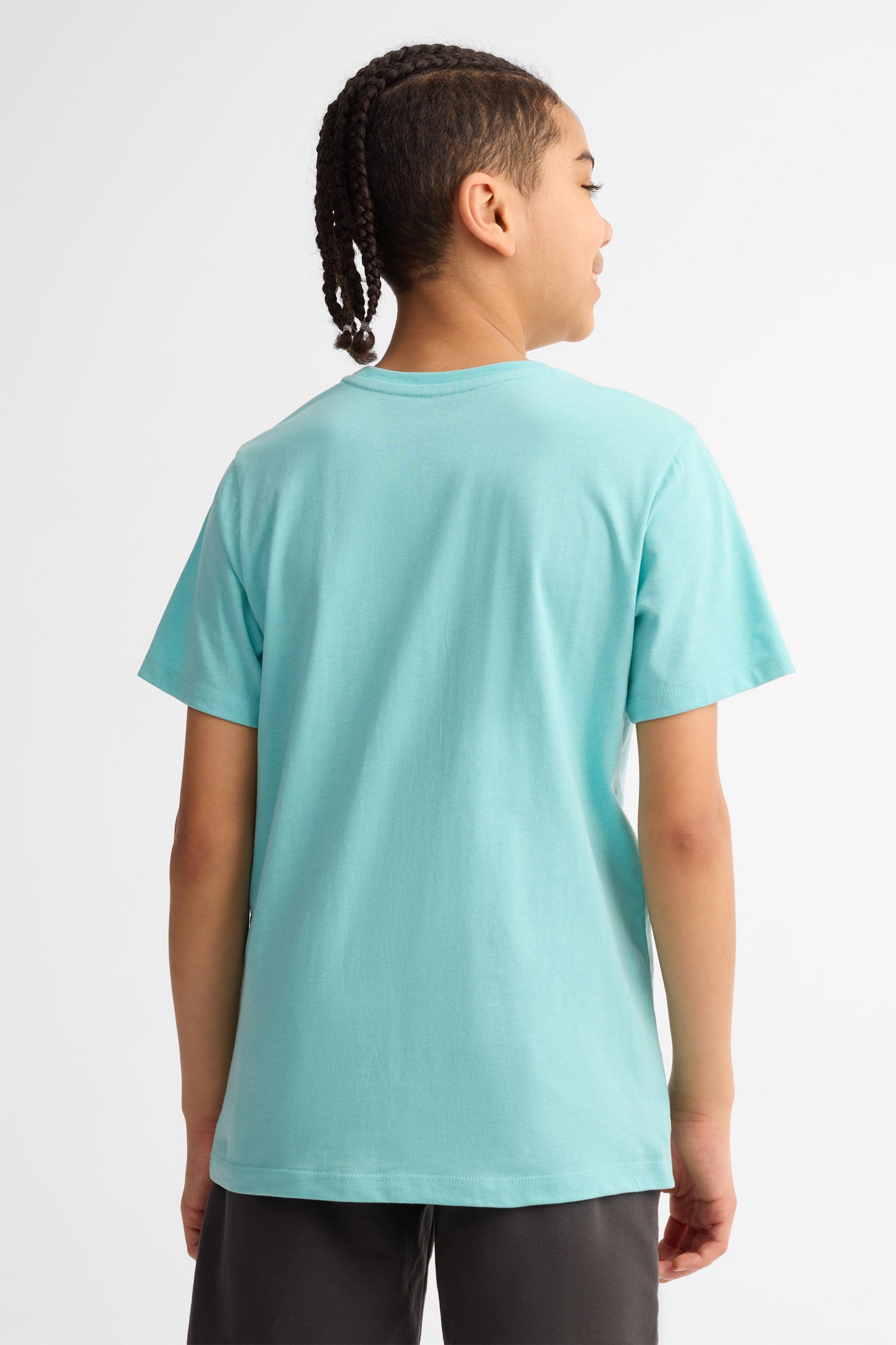 Lot de 2 t-shirts col rond coton - Ado garçon && BLEU