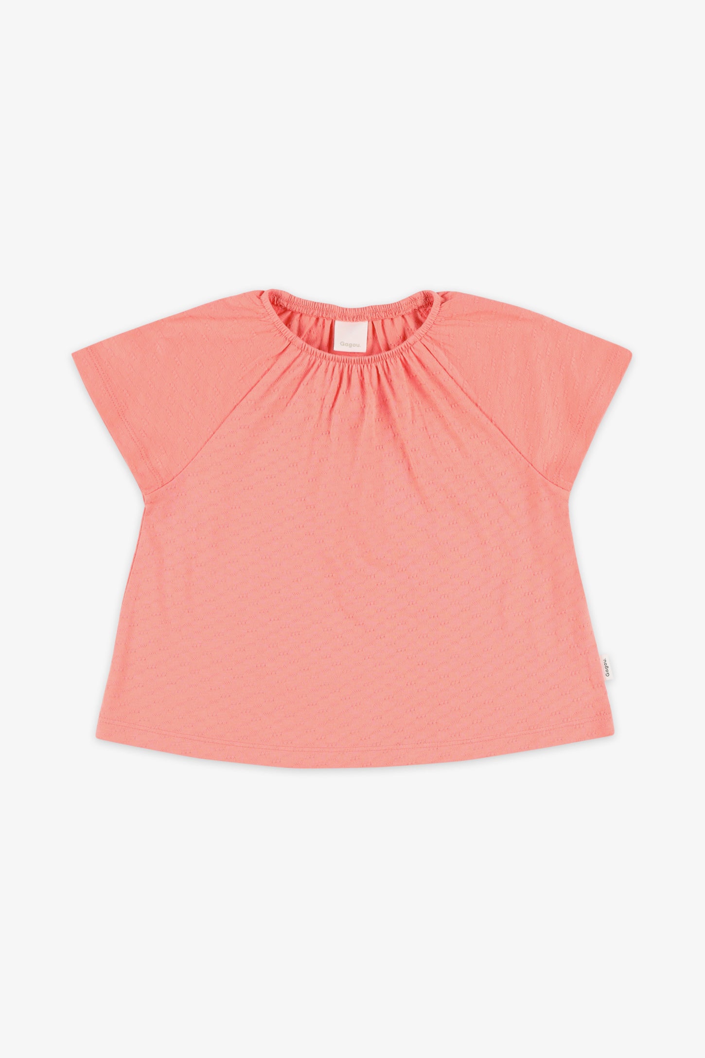 T-shirt col rond, 2T-3T - Bébé fille && ROSE