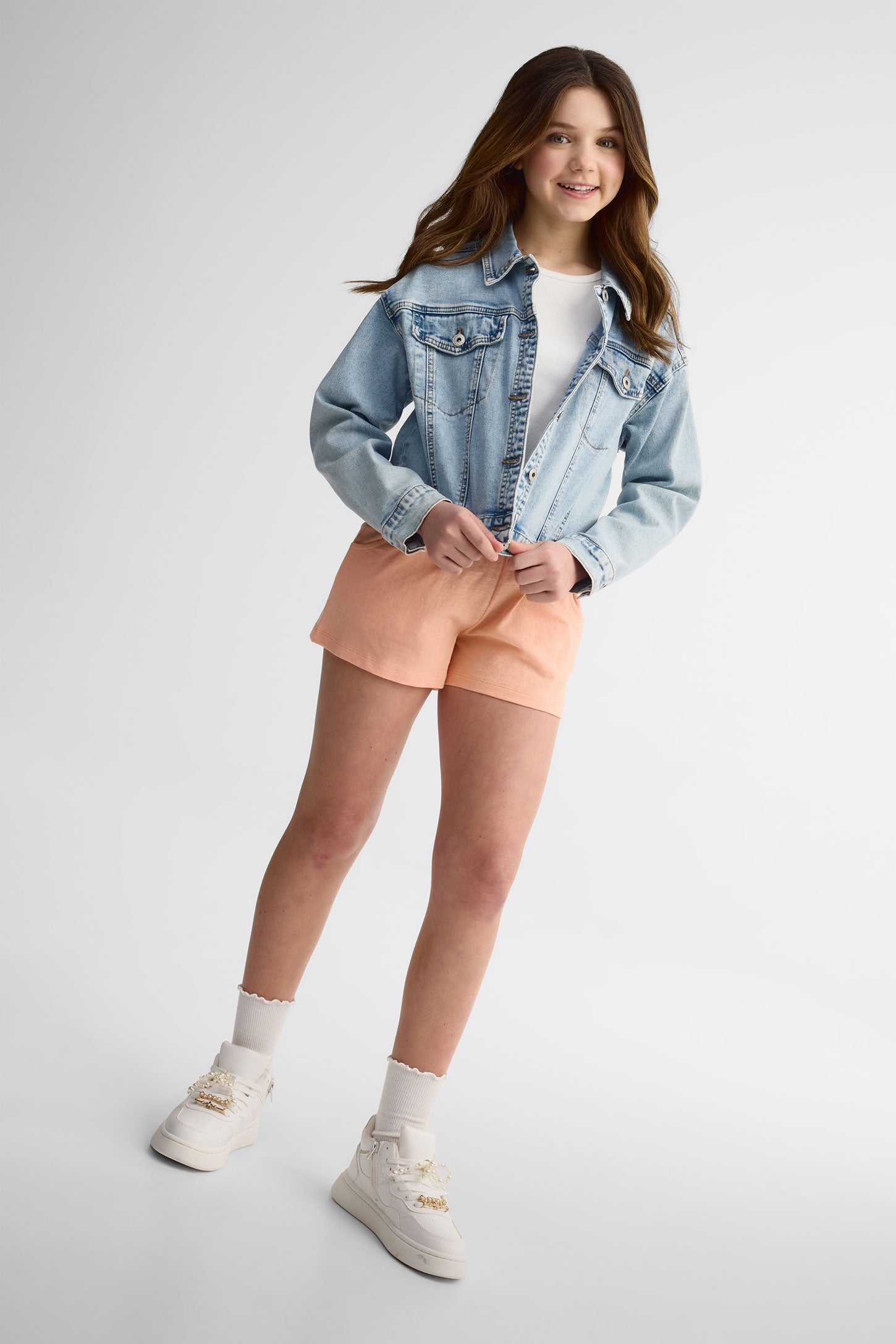 Short taille élastique coton, 2/25$ - Ado fille && ROSE