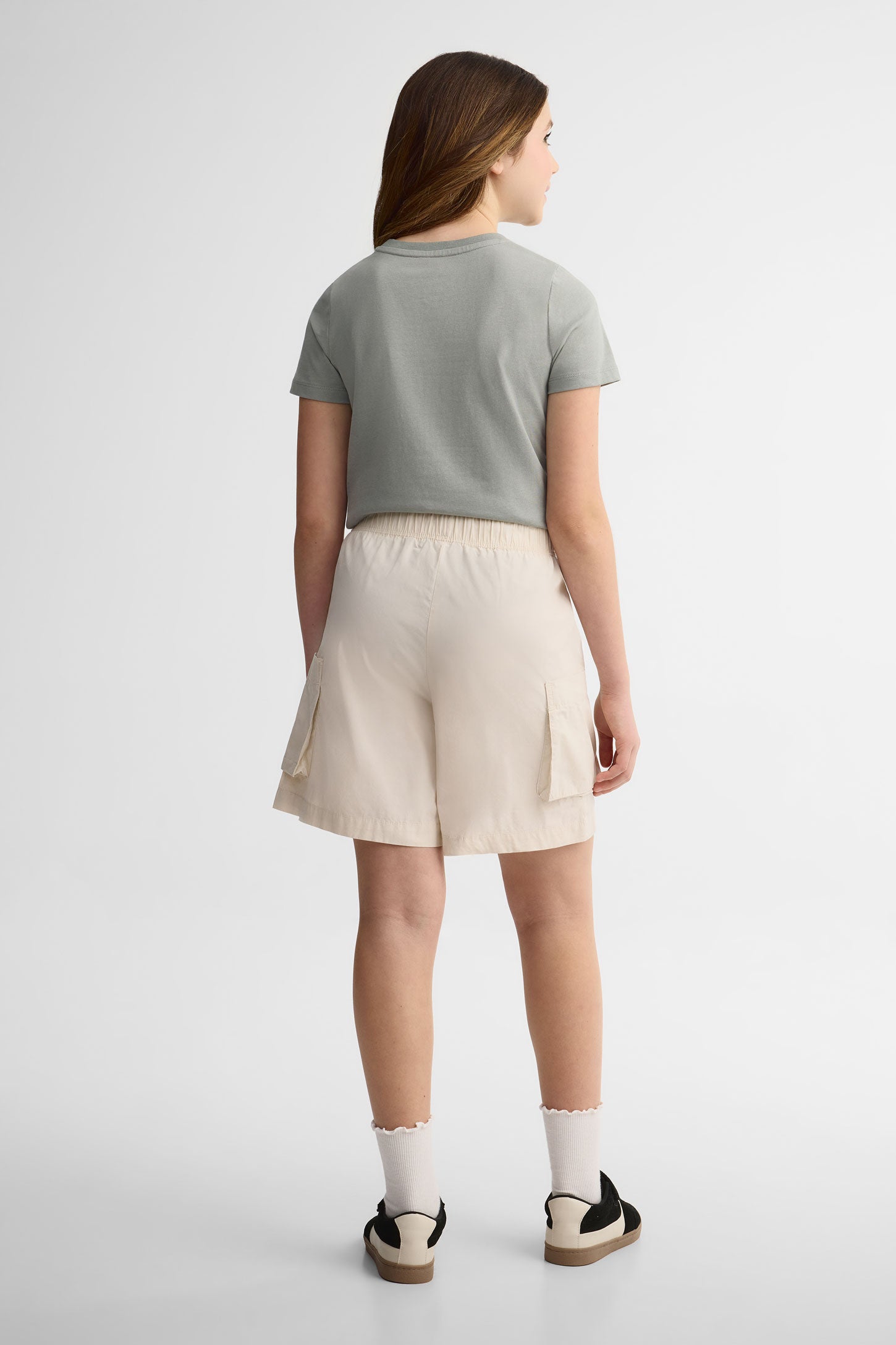 Short cargo en coton - Ado fille && BEIGE
