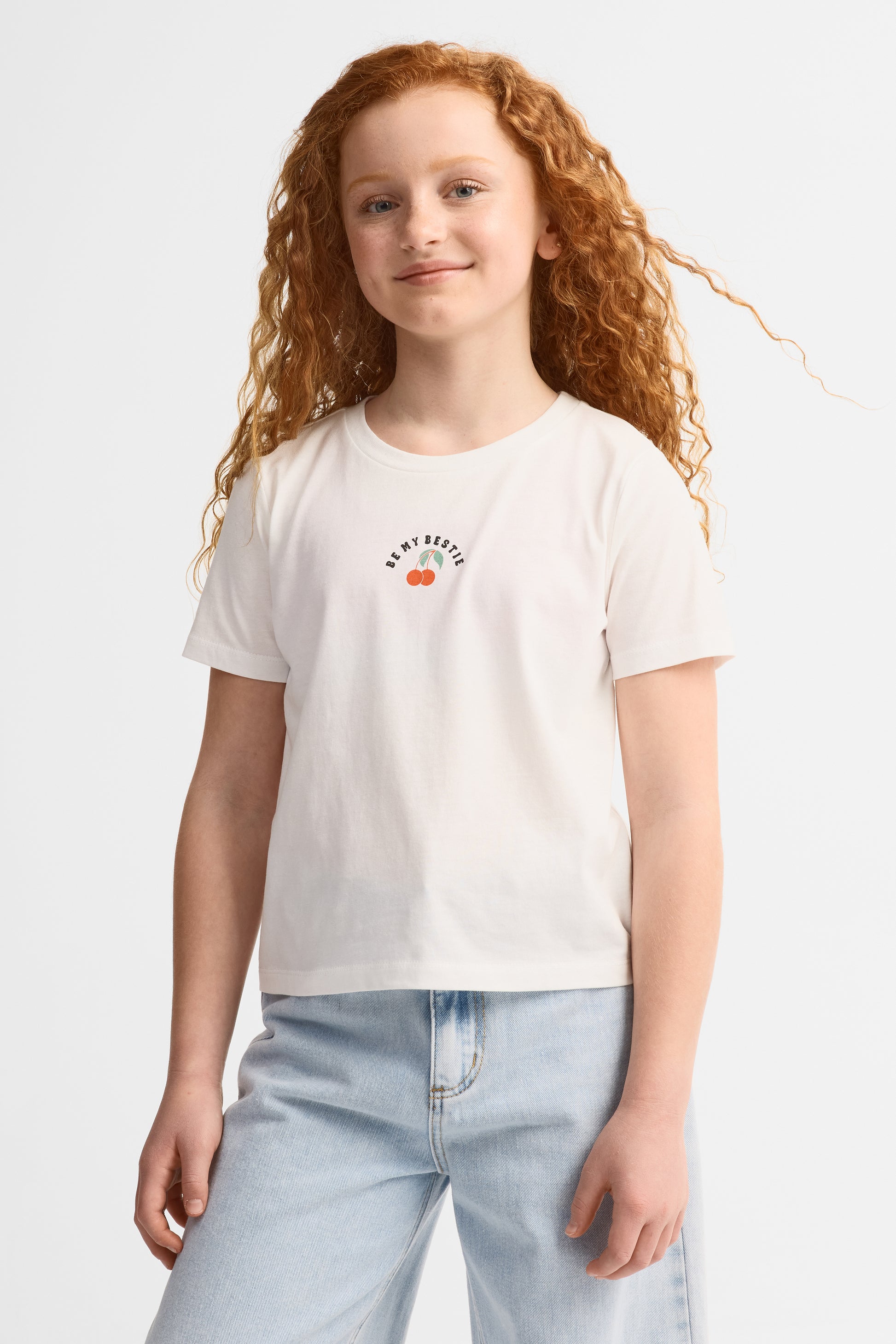 Lot de 2 t-shirts coton - Ado fille && BLANC