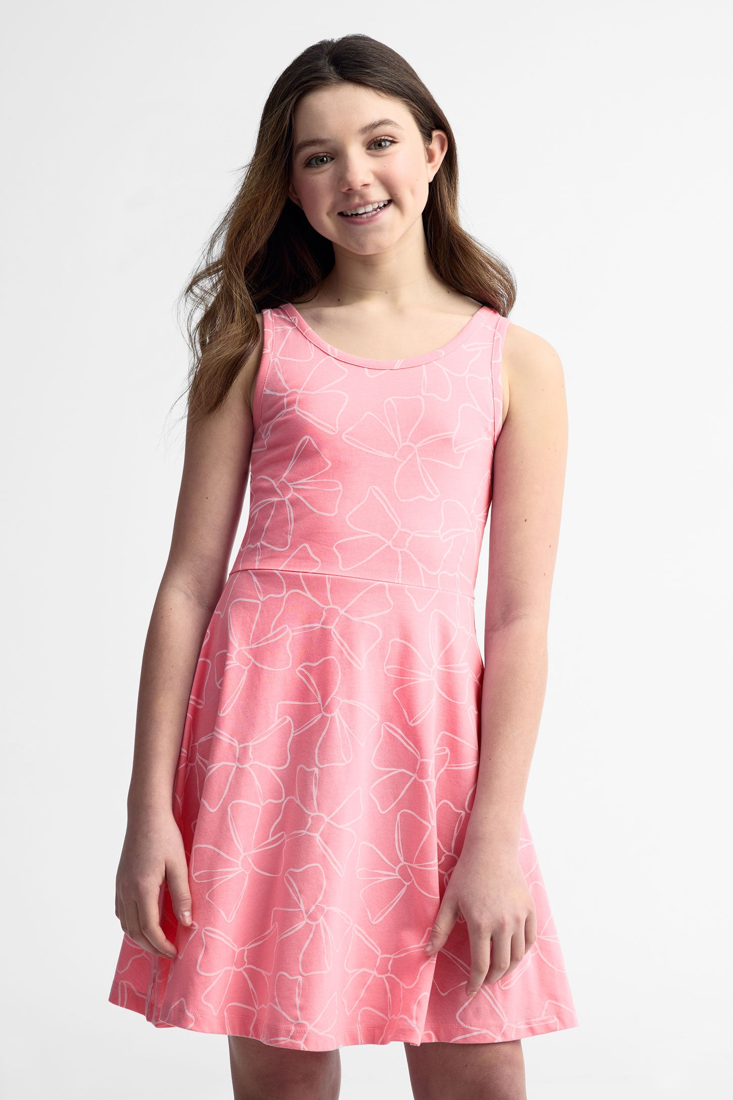 Lot de 2 robes patineuses - Ado fille && ROSE MULTI