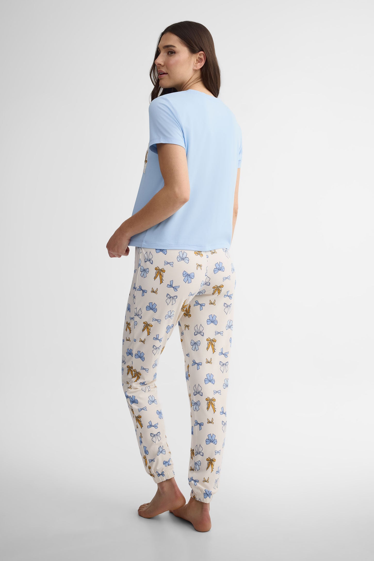 Pyjama 3-pièces - Femme && BLEU PALE