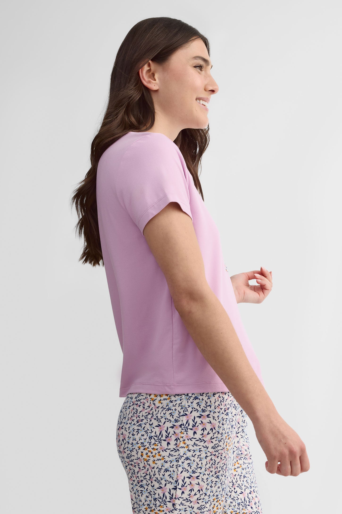 Pyjama 3-pièces - Femme && MAUVE