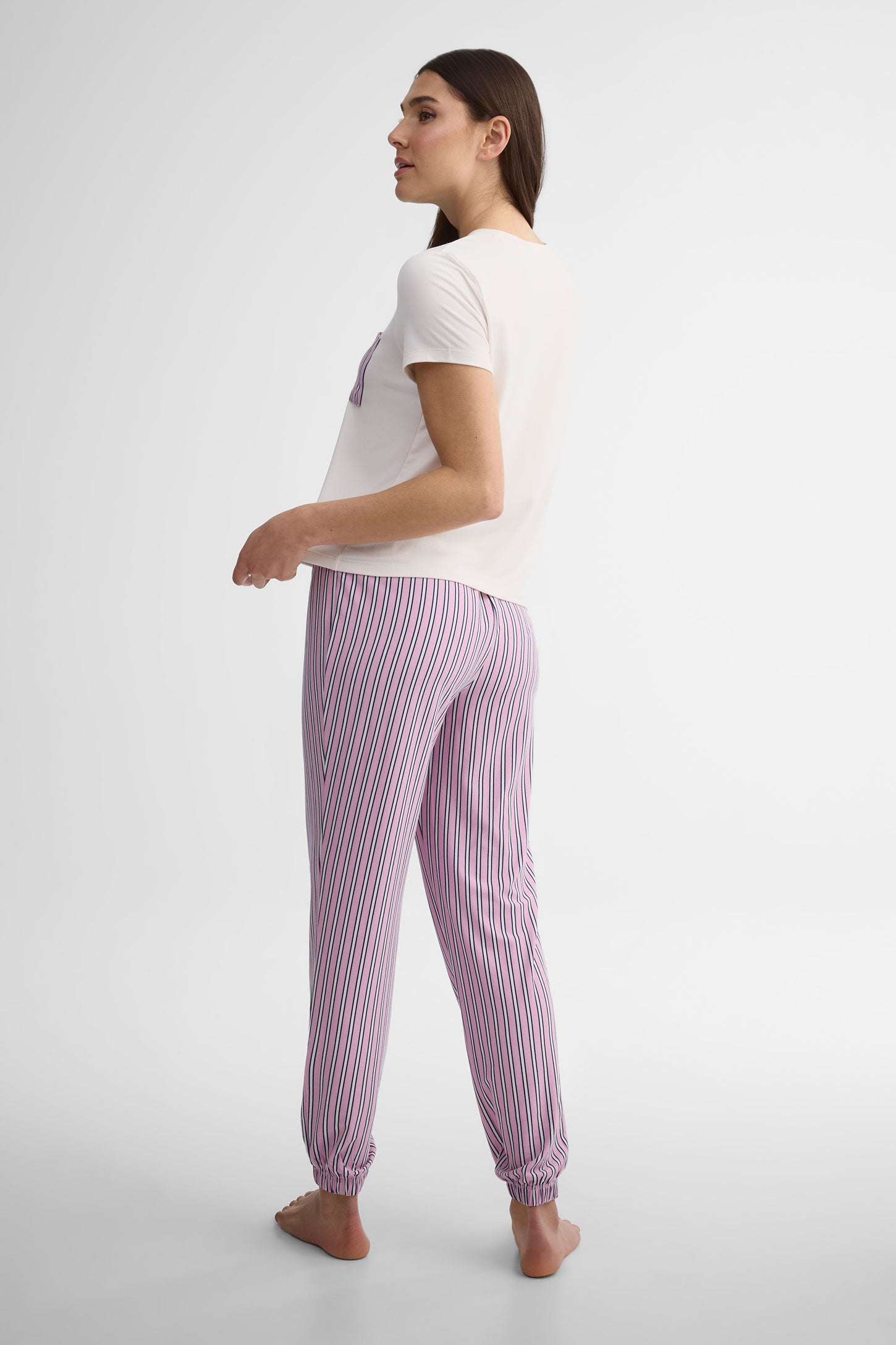 Pyjama 3-pièces - Femme && BLANC CASSÉ