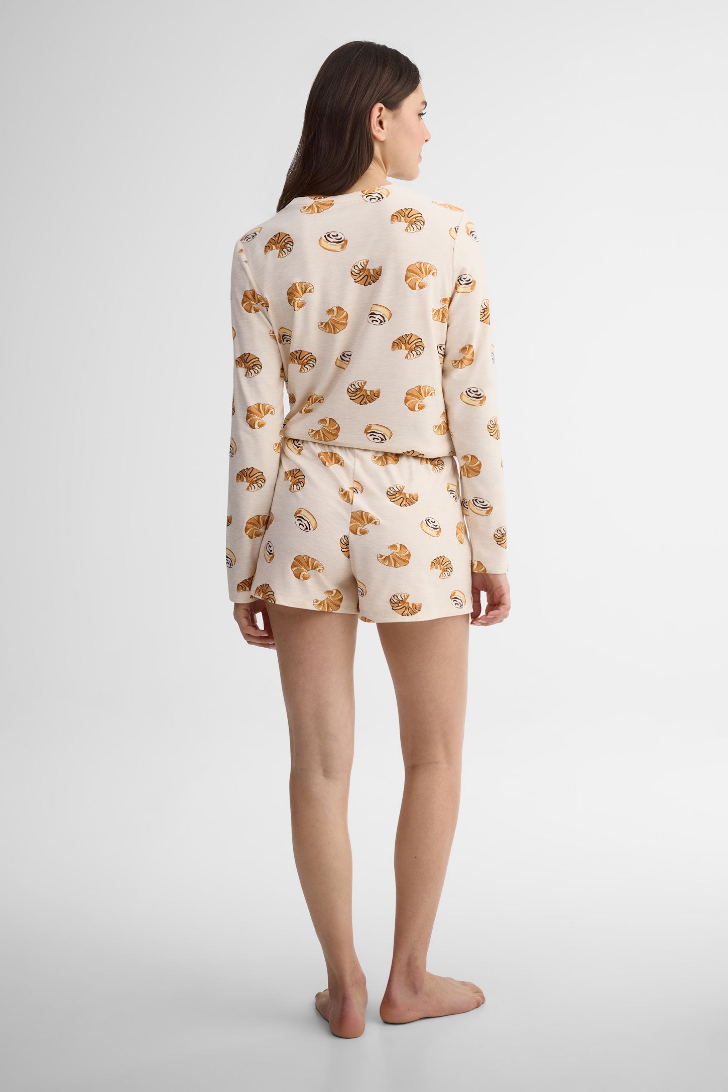 Lot de 2 shorts pyjama - Femme && BLANC CASSÉ/MULTI