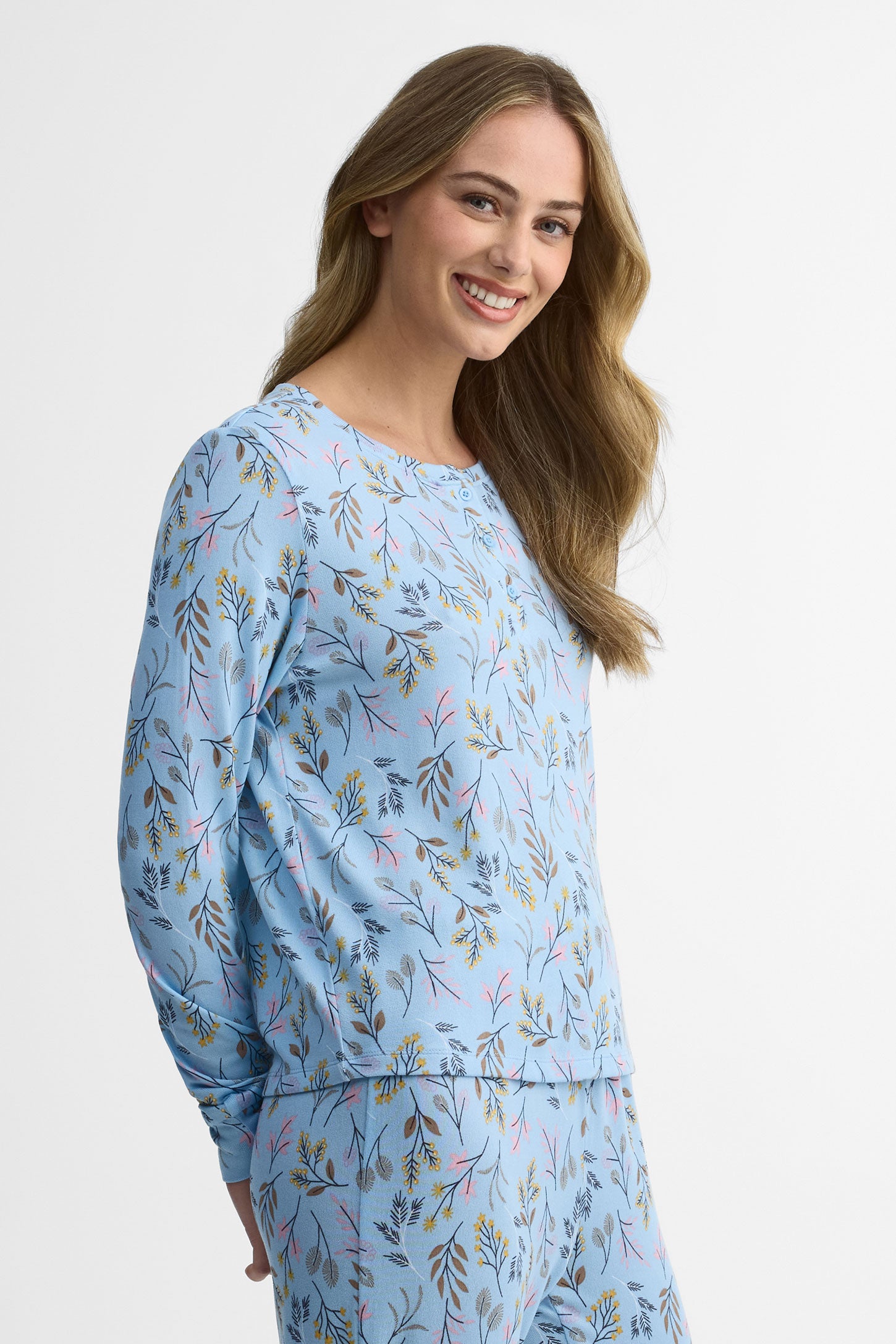 Pyjama 2 pièces - Femme && BLEU MULTI
