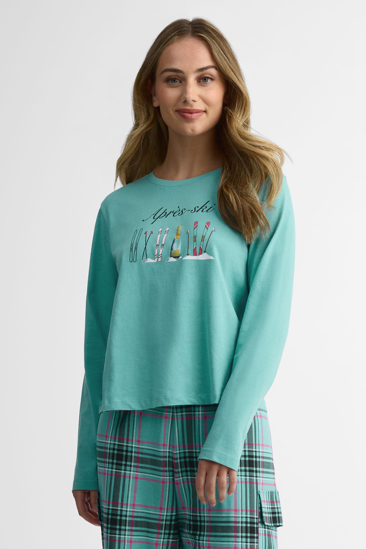 Chandail pyjama graphique – Femme && AQUA