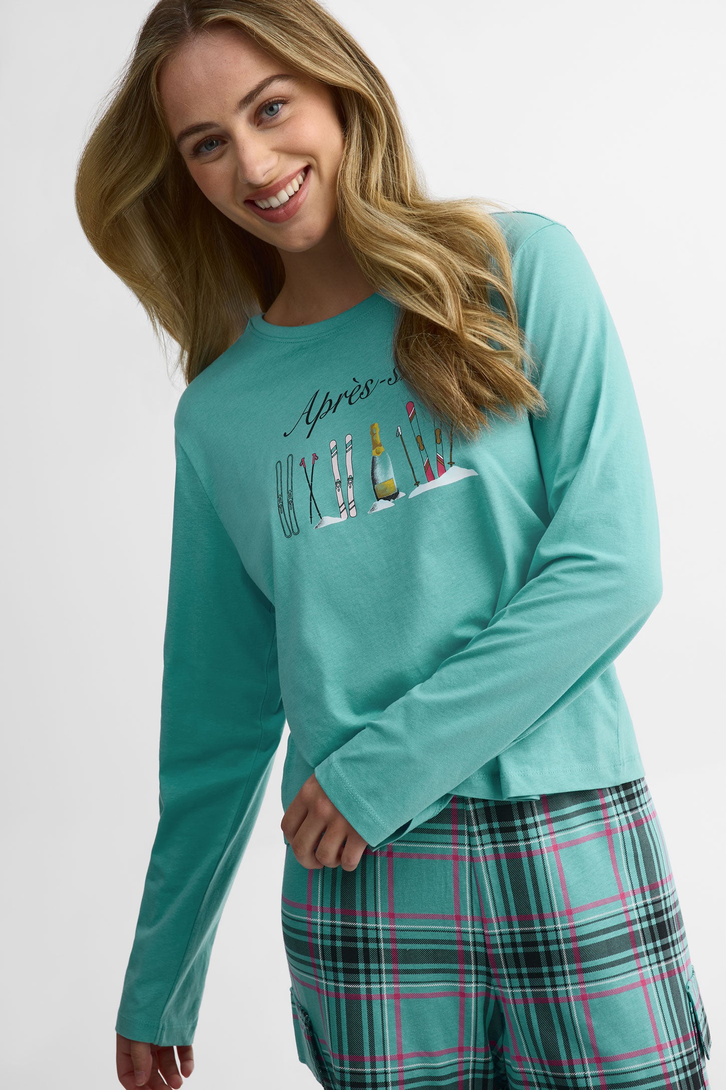 Chandail pyjama graphique – Femme && AQUA