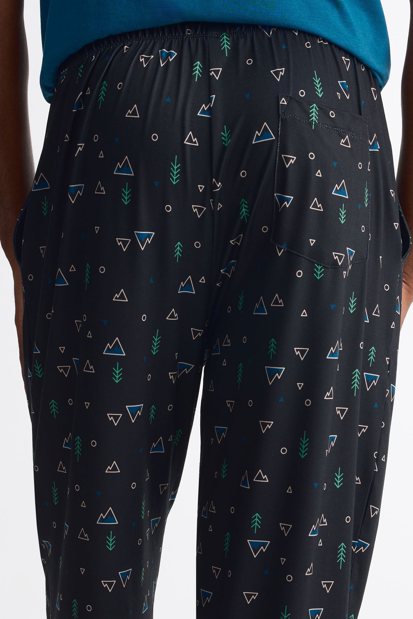 Pantalon pyjama imprimé 2/40$ && NOIR/MULTI