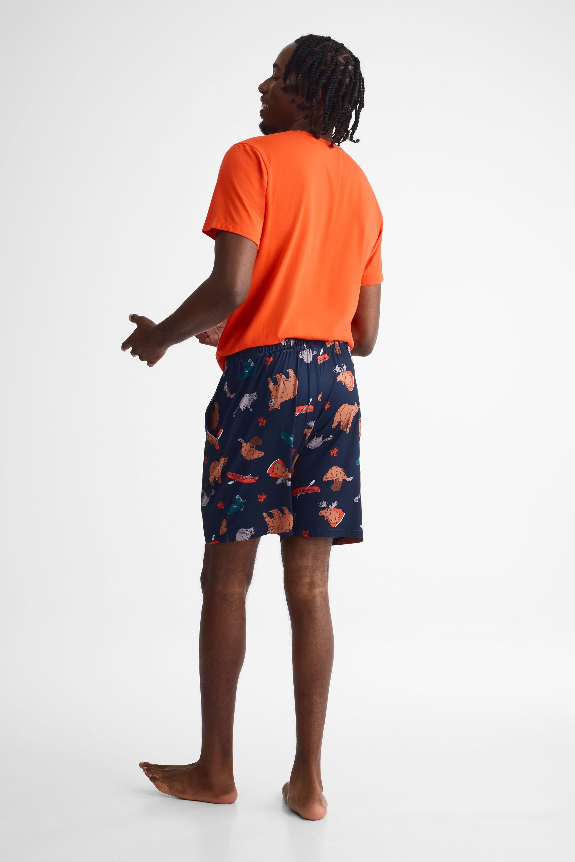 Short élastique à cordon ajustable 2/40$ – Homme && MARIN/MULTI