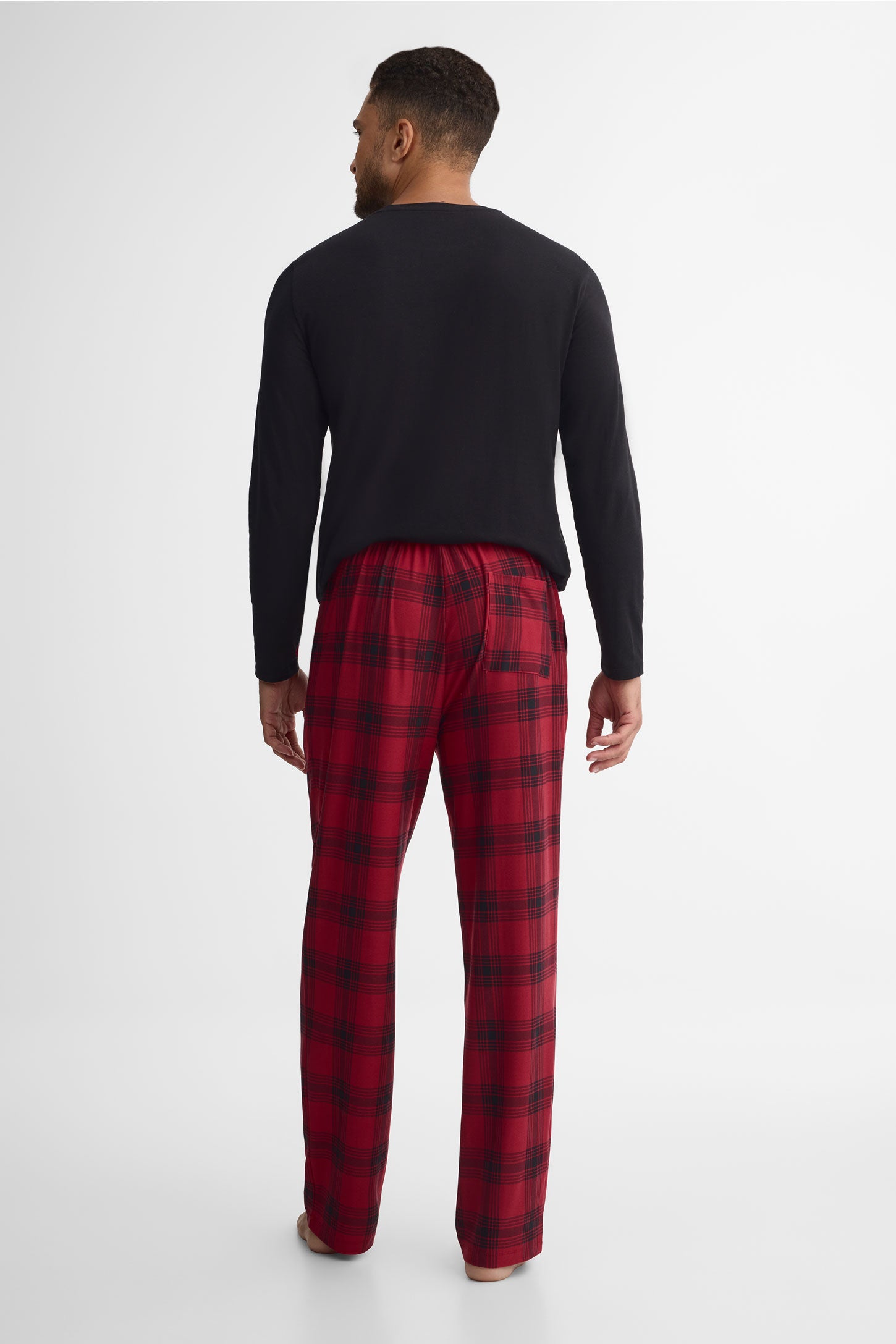 Pantalon pyjama imprimé 2/40$ – Homme && ROUGE/MULTI