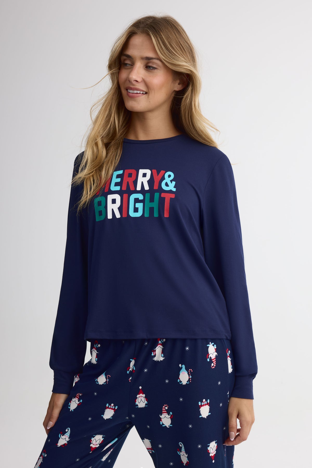 Chandail pyjama graphique – Femme && MARIN