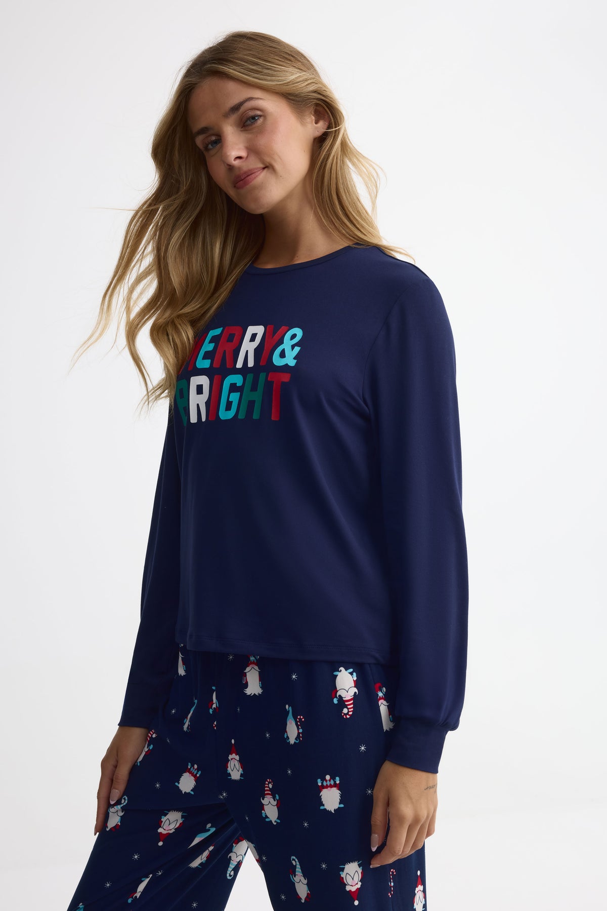 Chandail pyjama graphique – Femme && MARIN