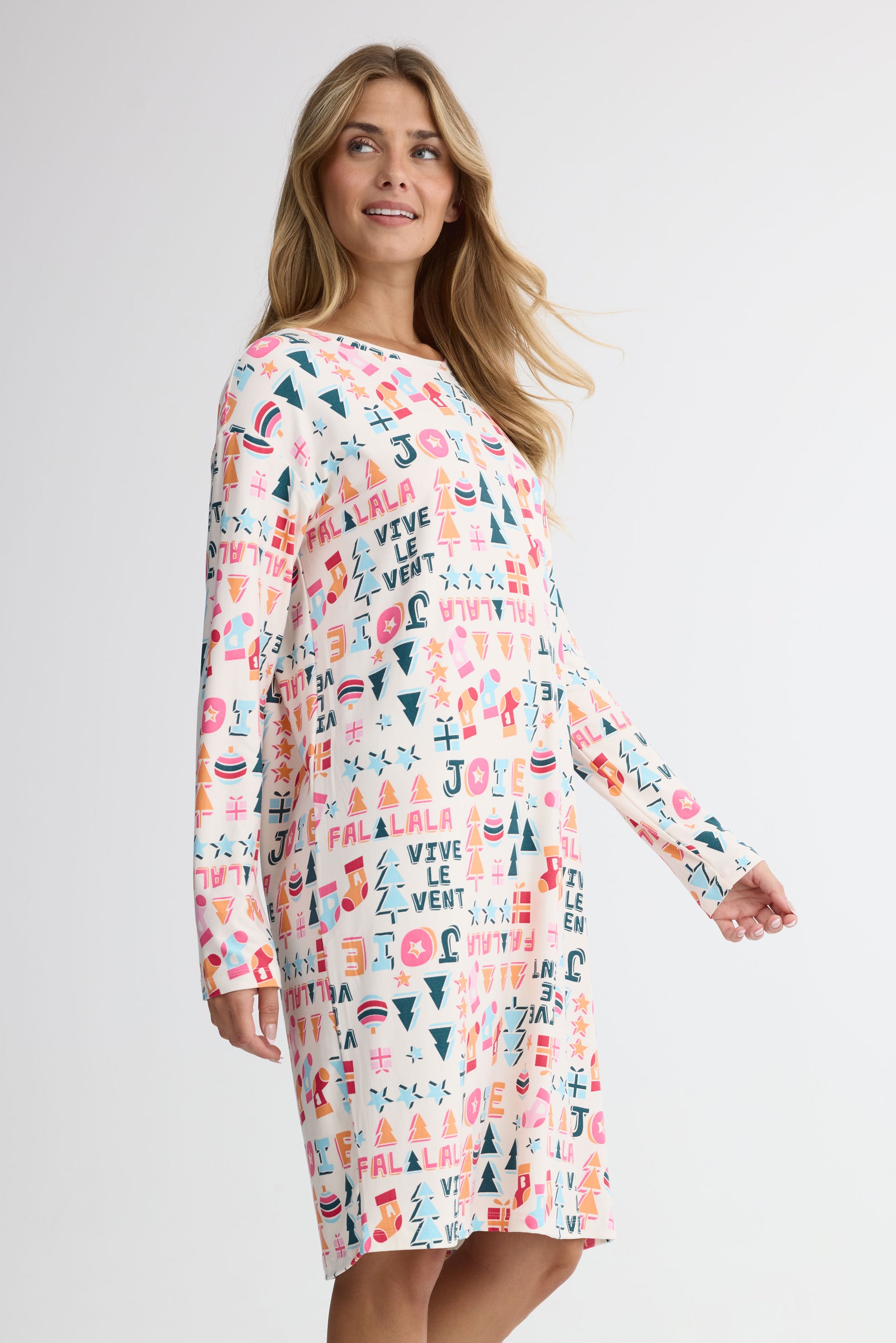 Robe de nuit – Femme && BLANC CASSÉ/MULTI