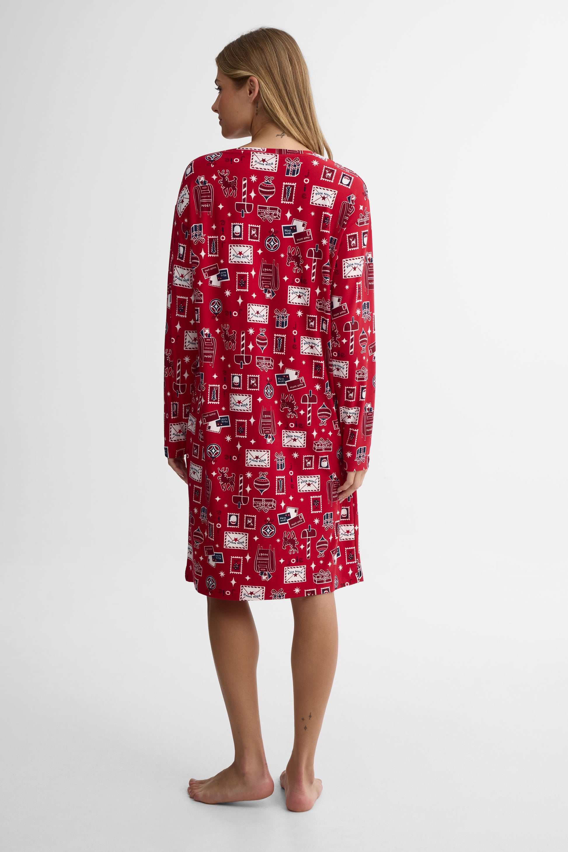 Robe de nuit – Femme && ROUGE/MULTI