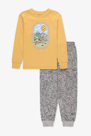 Ensemble pyjama 2 pièces 2/35$ - Enfant garçon && OCRE