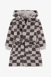 Robe de chambre avec capuchon - Enfant garçon && GRIS MULTI