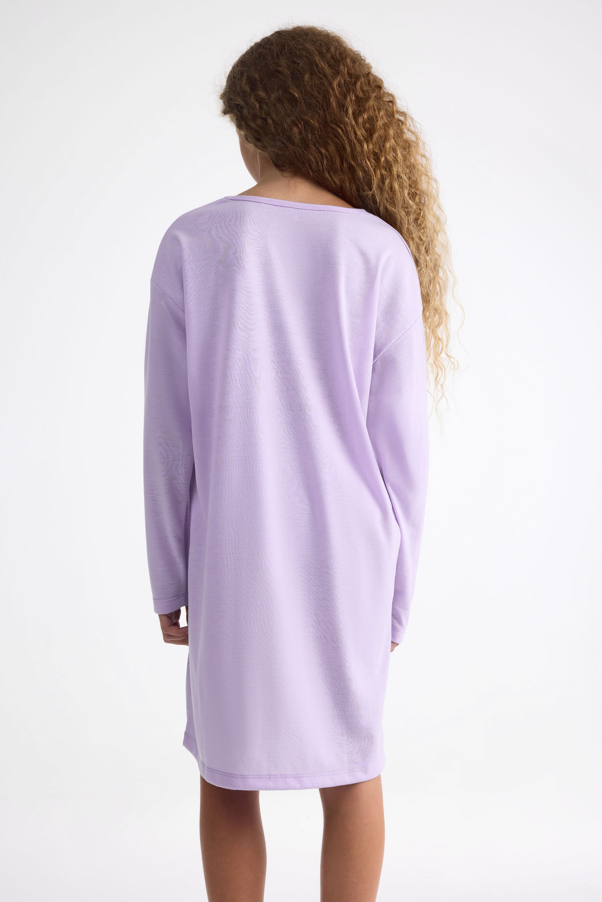 Jaquette M/longues col rond – Ado fille && LAVANDE