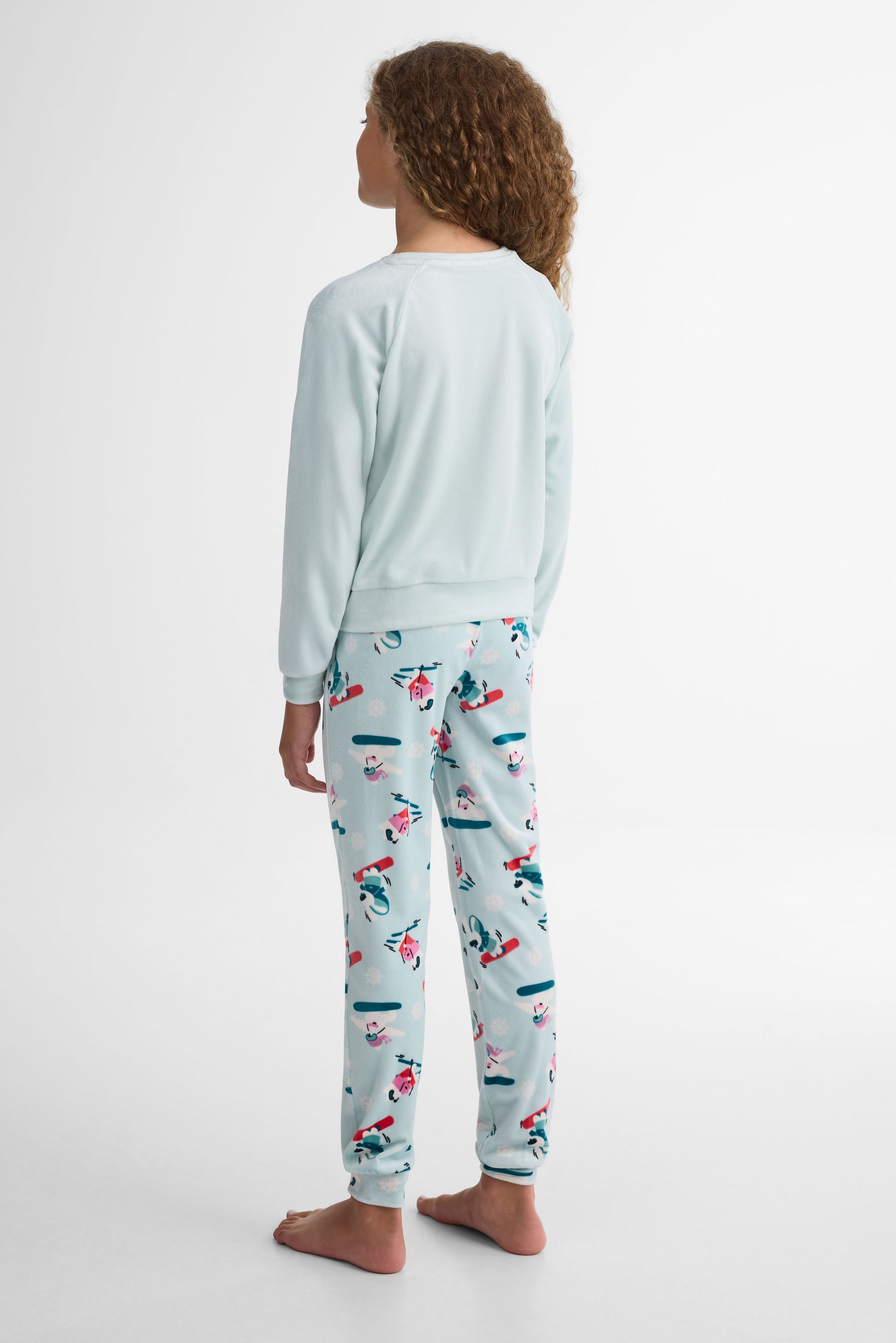 Ensemble pyjama graphique - Ado fille && AQUA