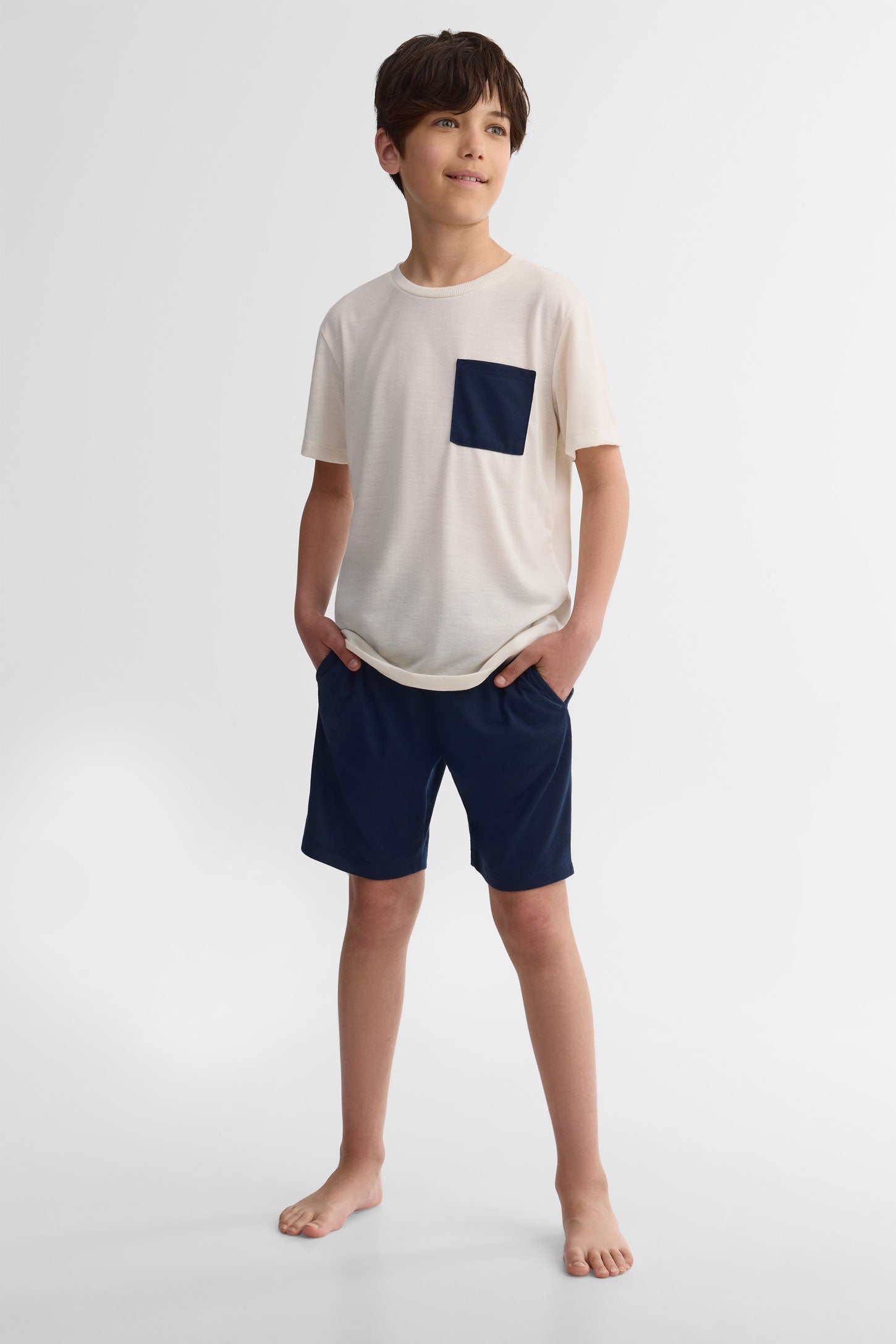 Pyjama 3 pièces imprimé - Enfant garçon && BEIGE