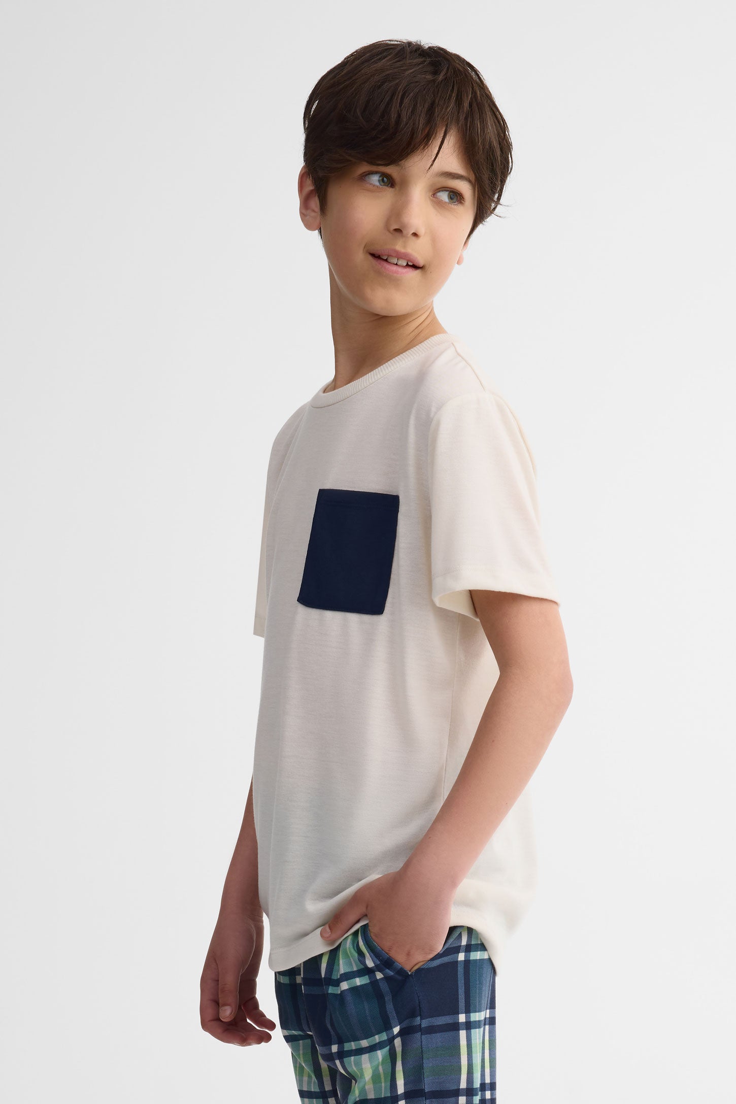 Pyjama 3 pièces imprimé - Enfant garçon && BEIGE