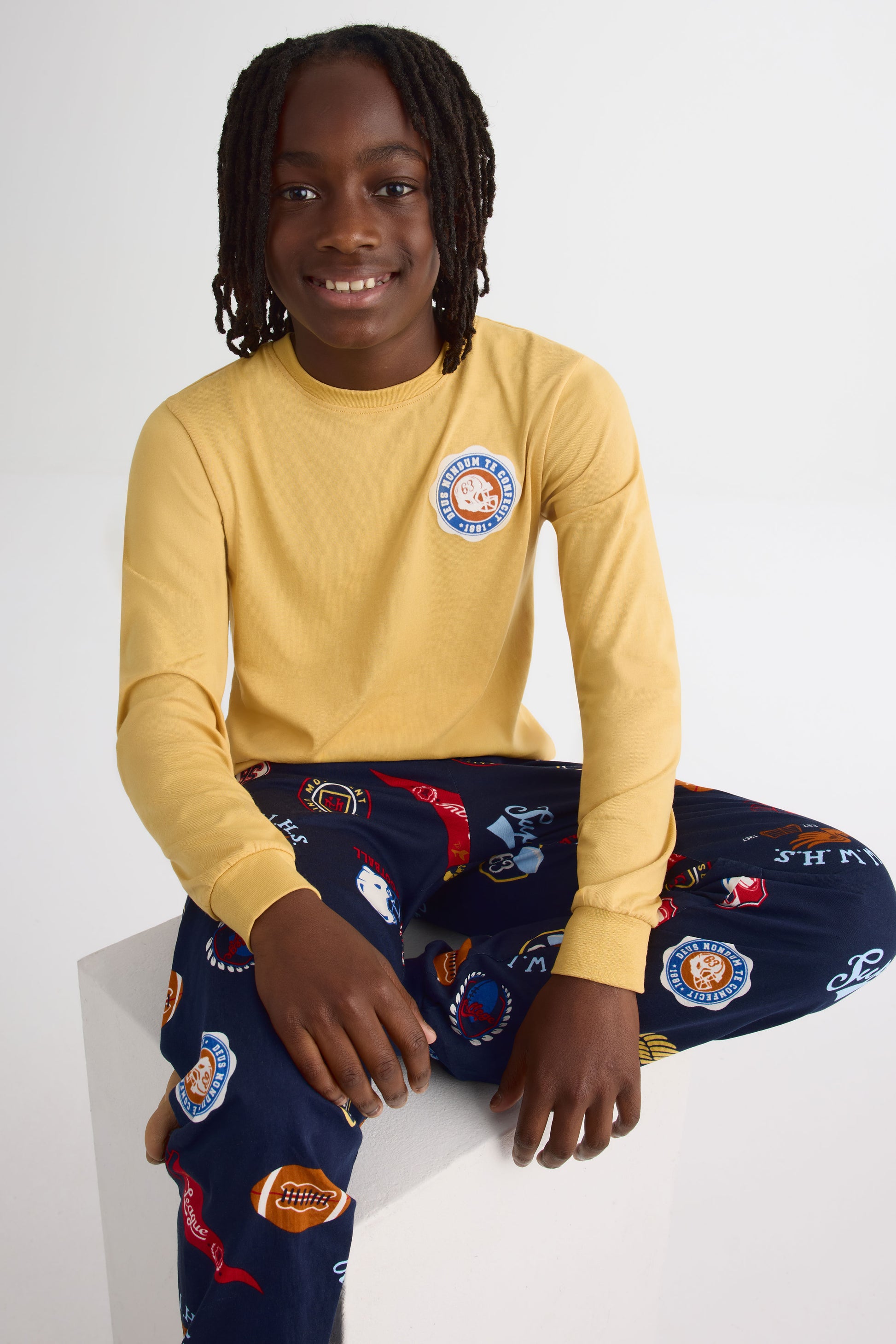 Ensemble pyjama graphique – Ado garçon && OCRE