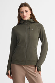 Veste longues à capuchon - Femme - Aubainerie