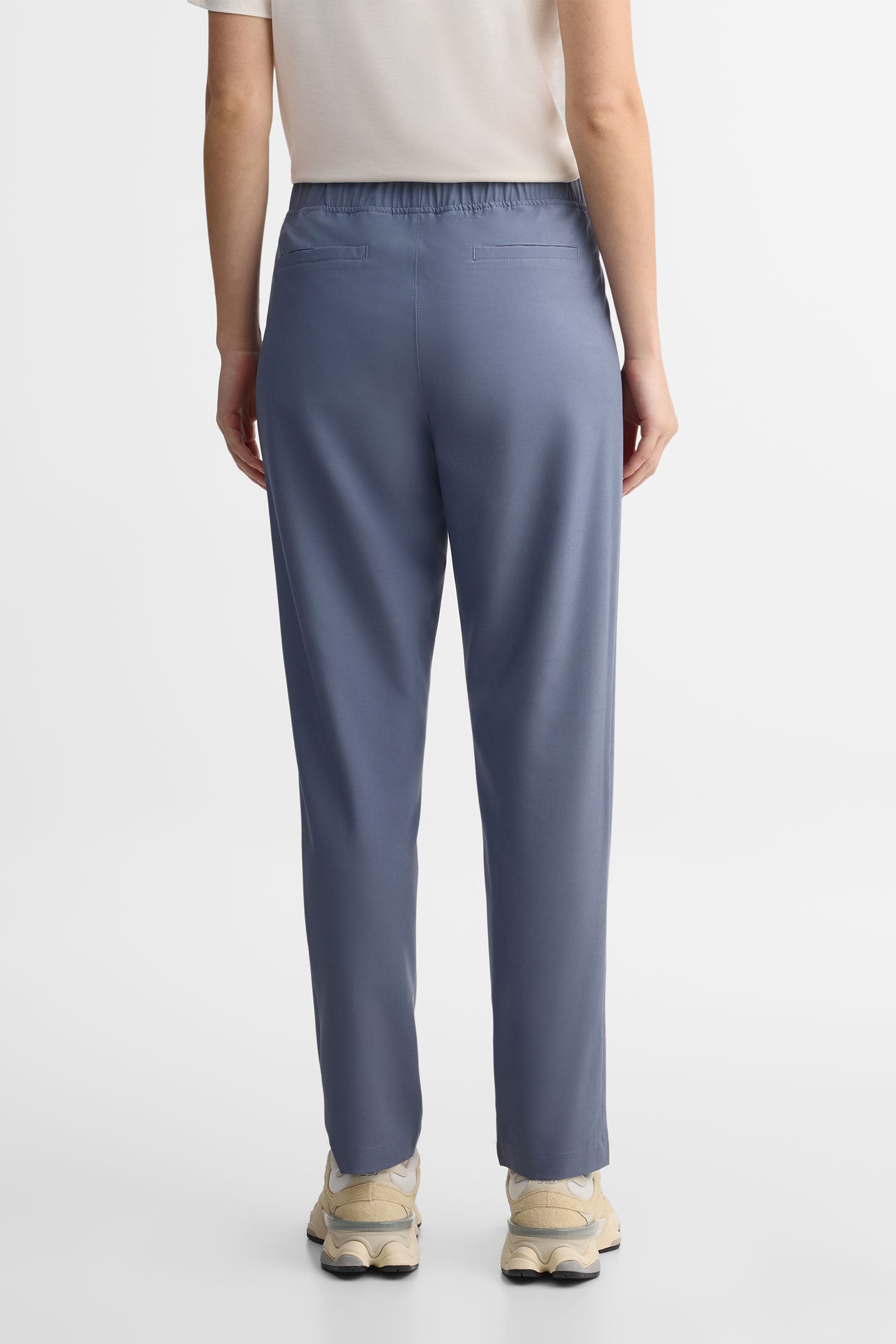 Pantalon coupe ajustée - Femme && GRIS