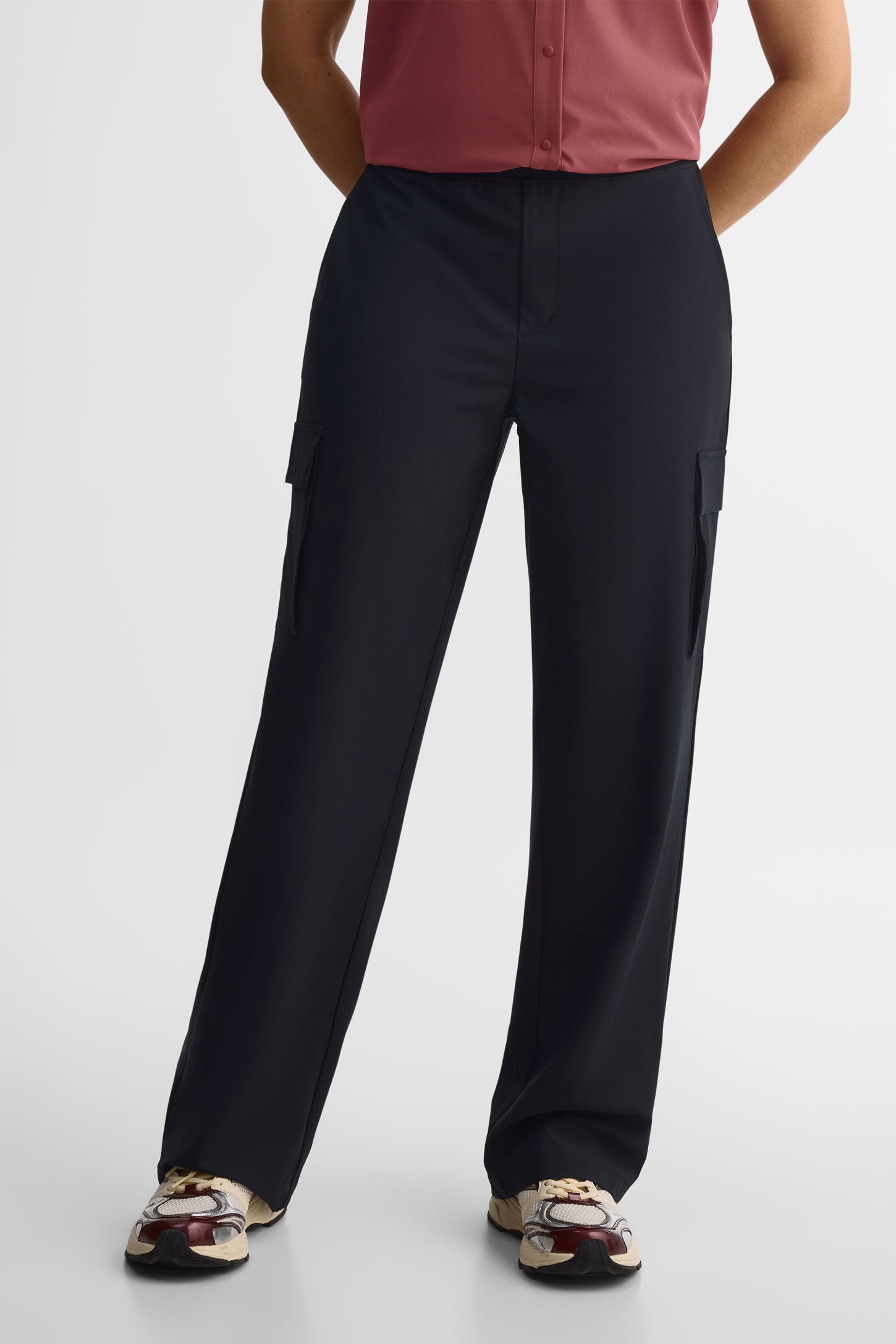 Pantalon jambe large - Femme - Aubainerie