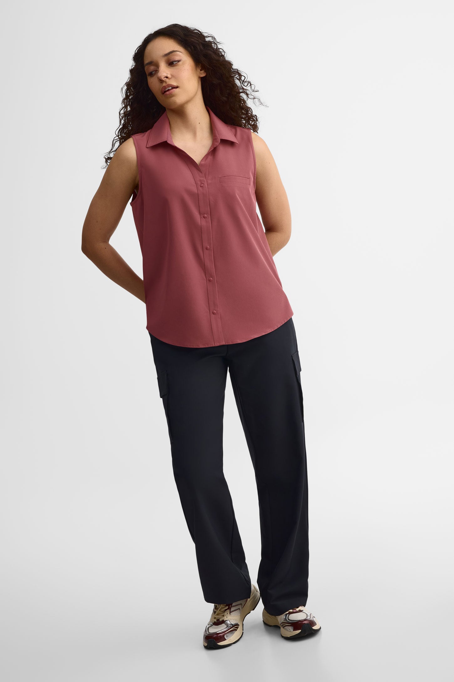 Pantalon jambe large - Femme - Aubainerie
