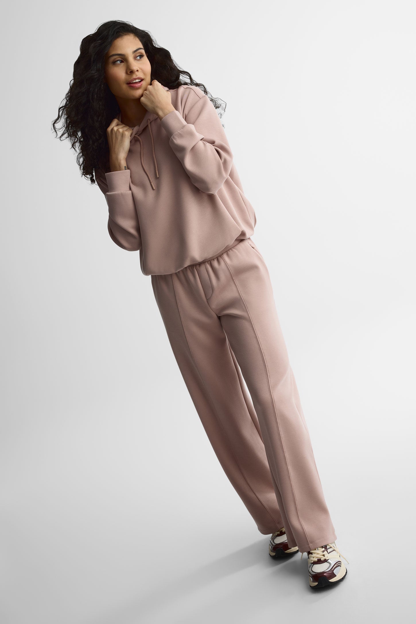 Pantalon jambe large modal - Femme && ROSE