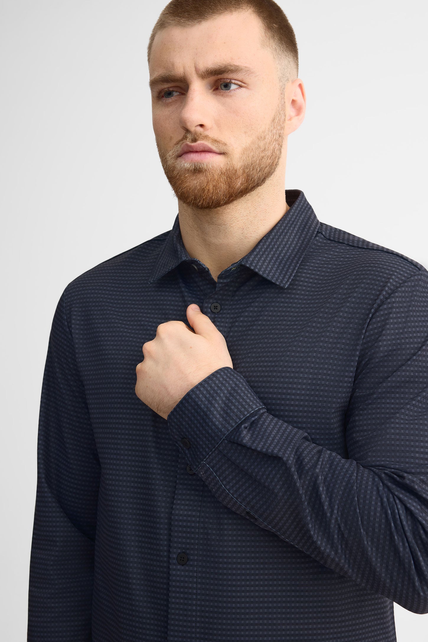 Chemise manches longues - Homme && NOIR MIXTE