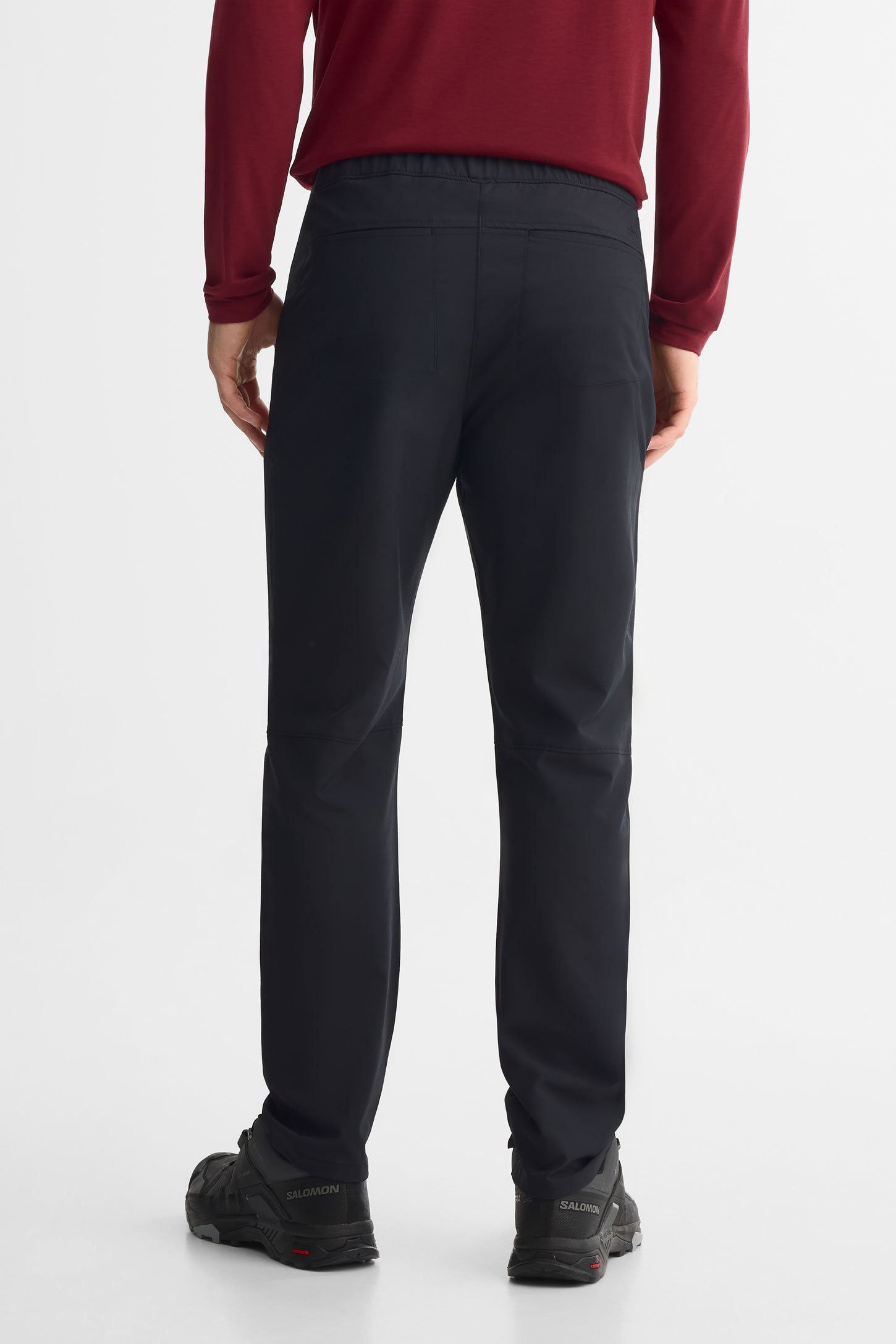 Pantalon taille élastique - Homme && NOIR