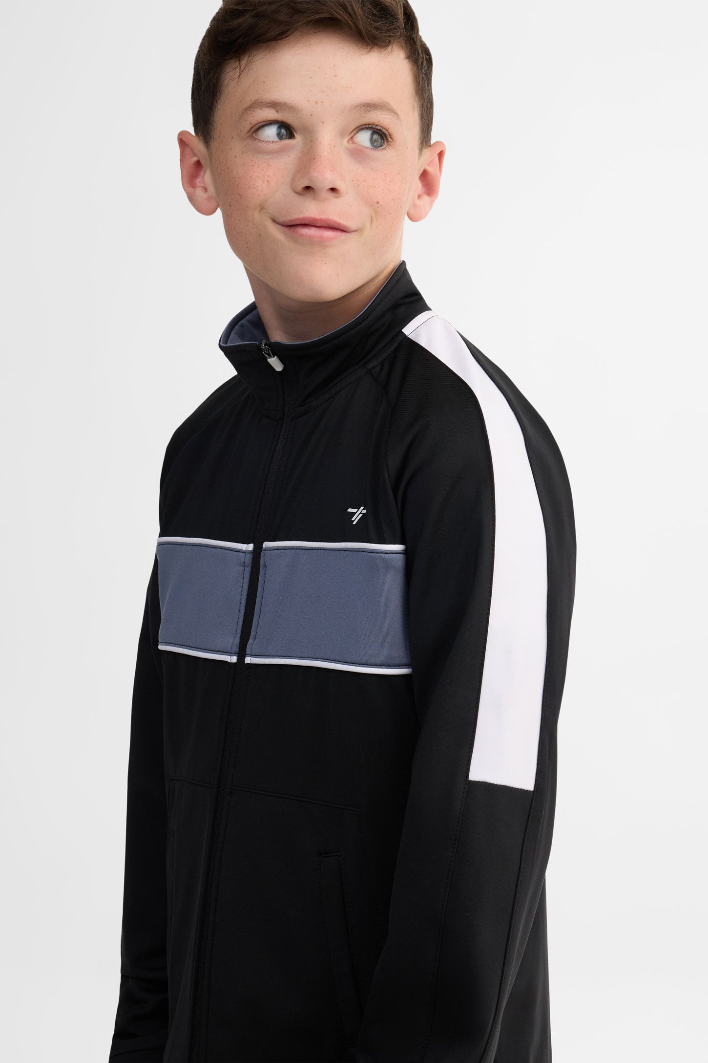 Veste col montant - Ado garçon && NOIR
