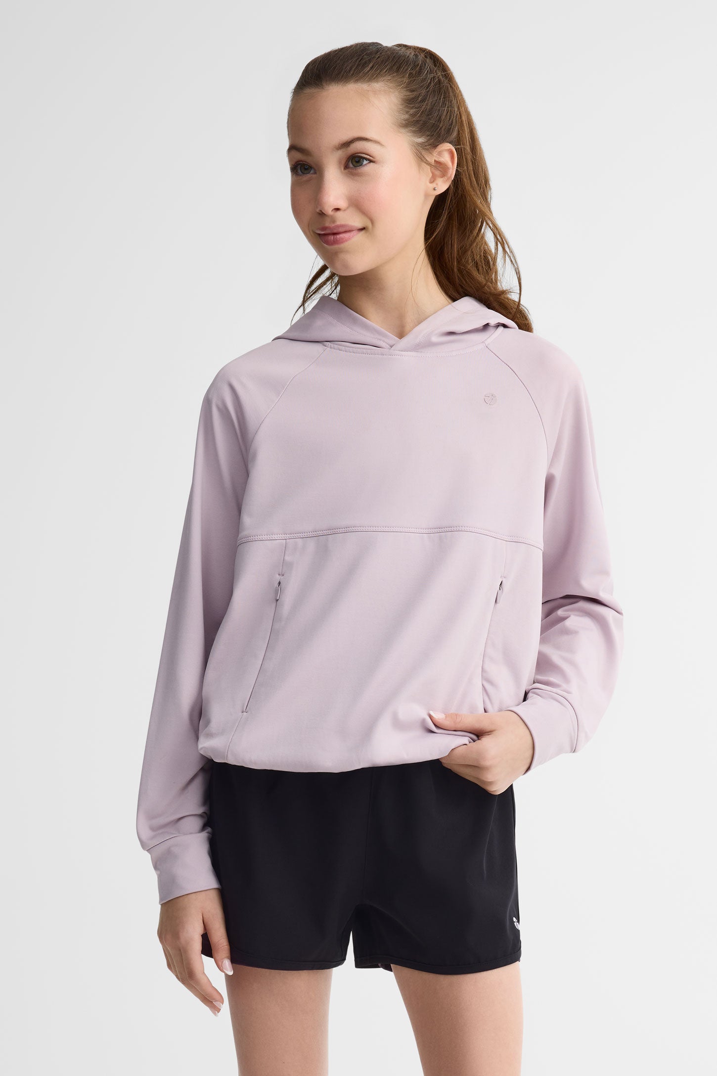 Chandail à capuchon - Ado fille && LILAS