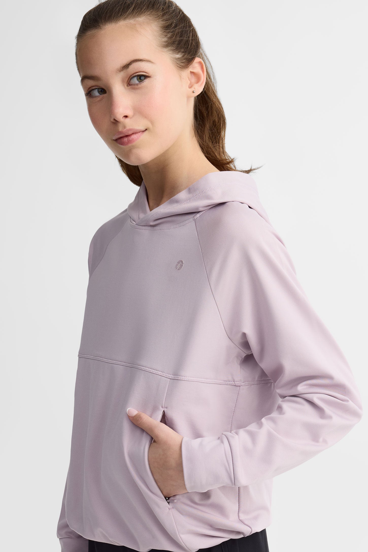 Chandail à capuchon - Ado fille && LILAS